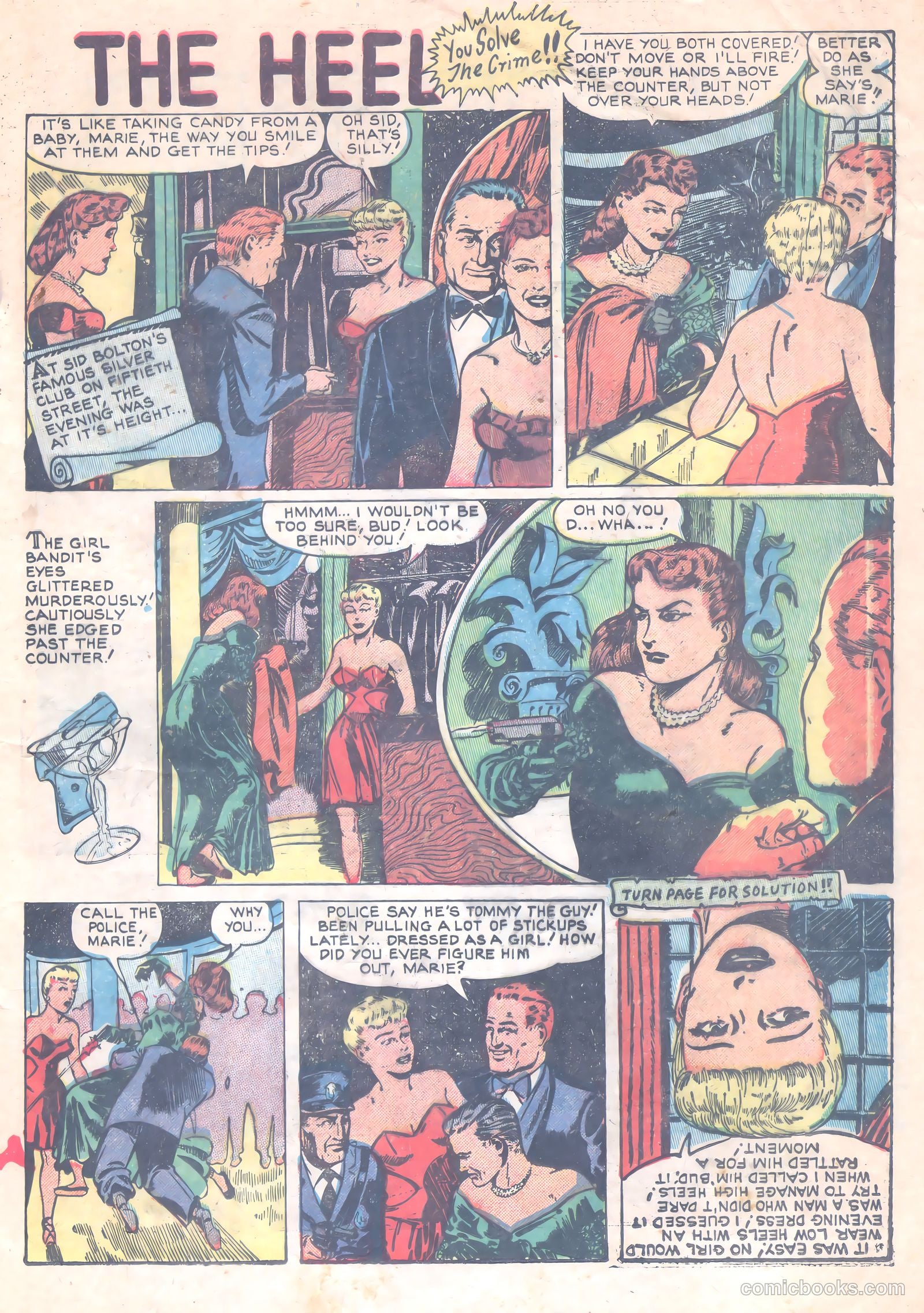 Thrilling Crime Cases #46 (1951) — page 9 of 37