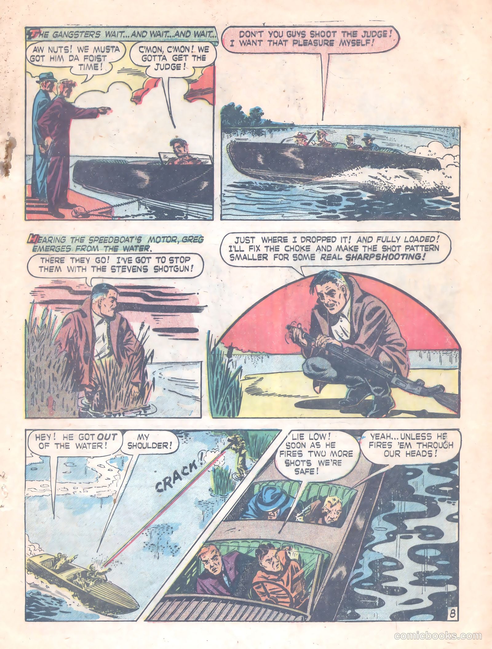 Thrilling Crime Cases #46 (1951) — page 17 of 37