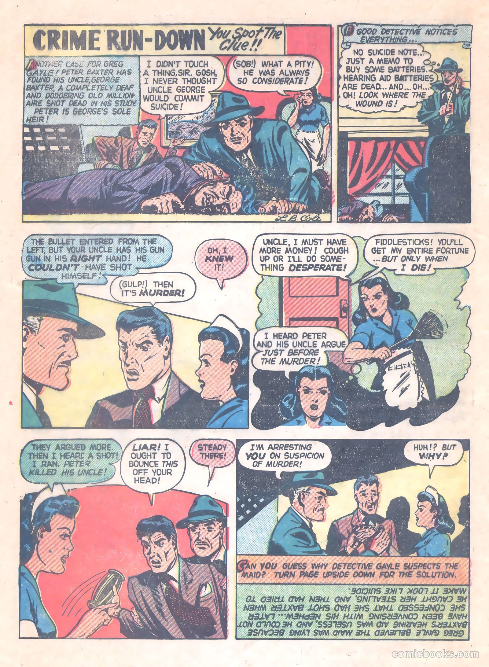 Thrilling Crime Cases #46 (1951) — page 20 of 37