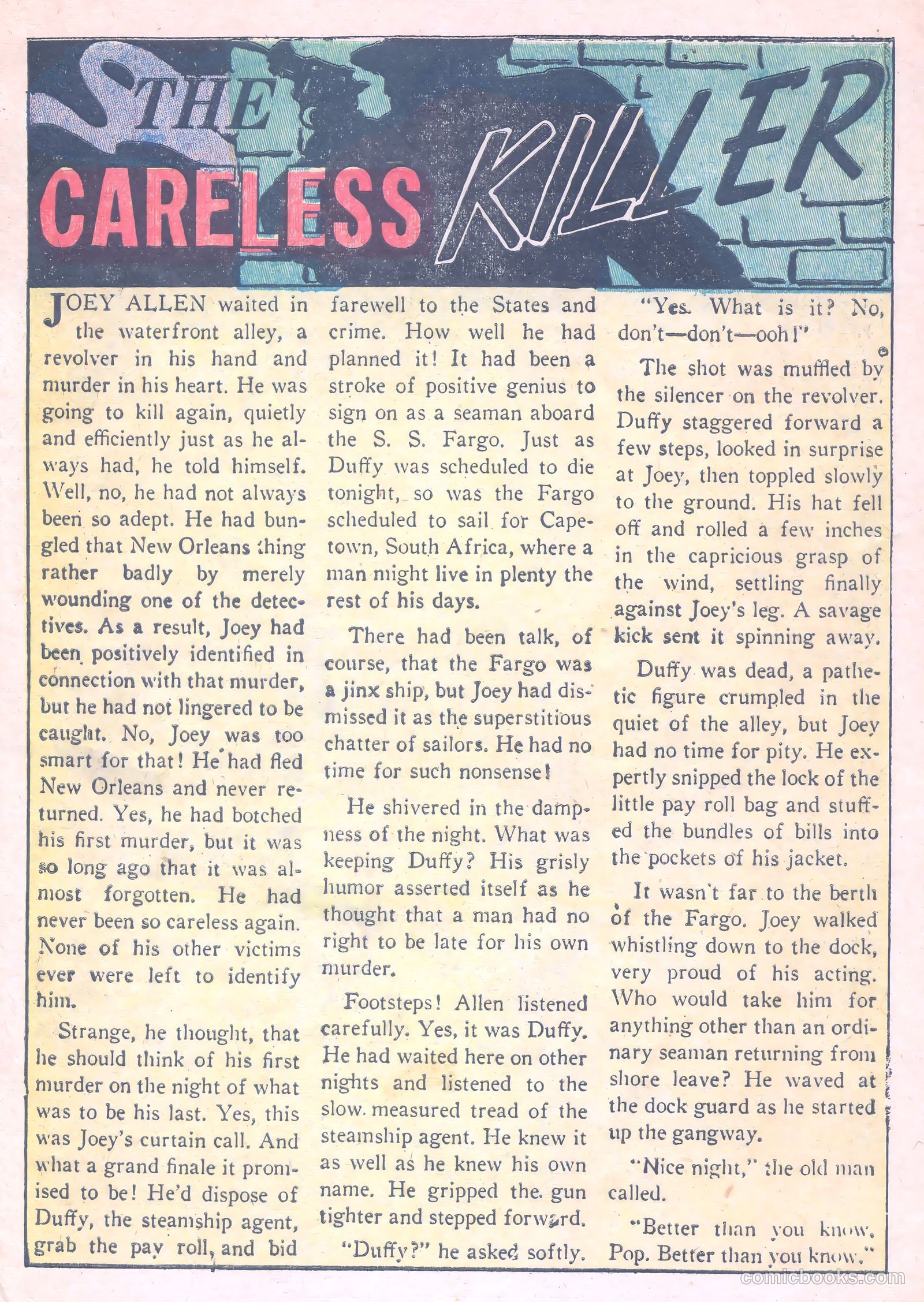 Thrilling Crime Cases #46 (1951) — page 21 of 37