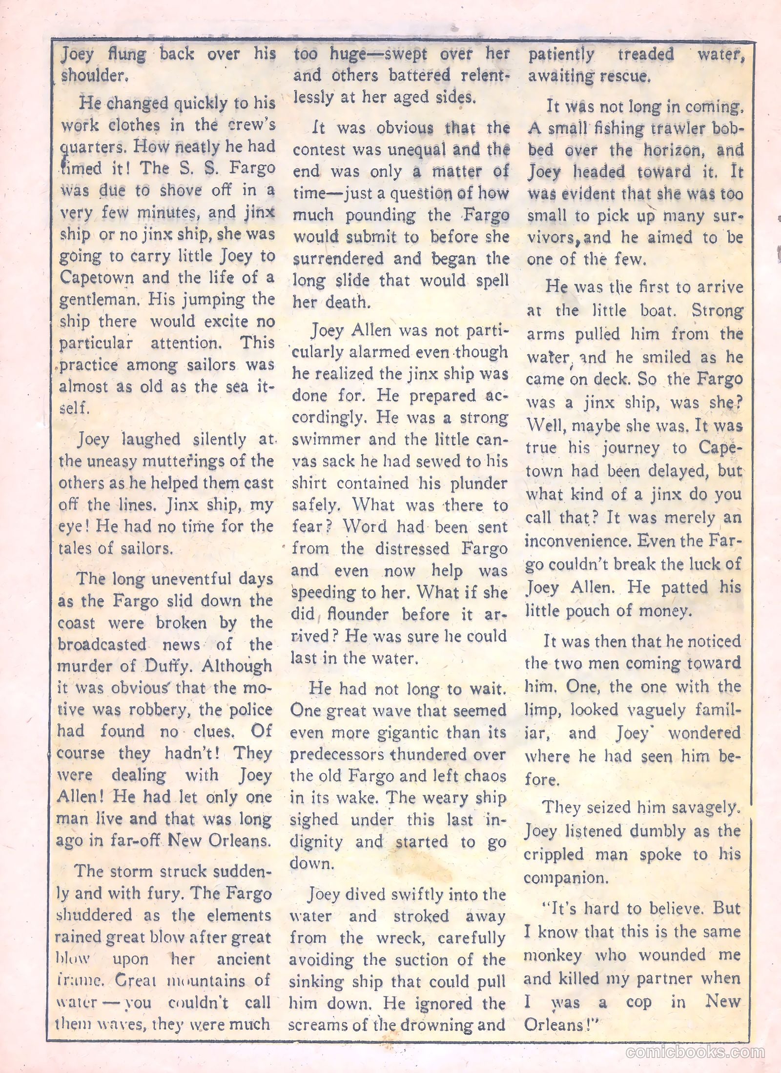 Thrilling Crime Cases #46 (1951) — page 22 of 37