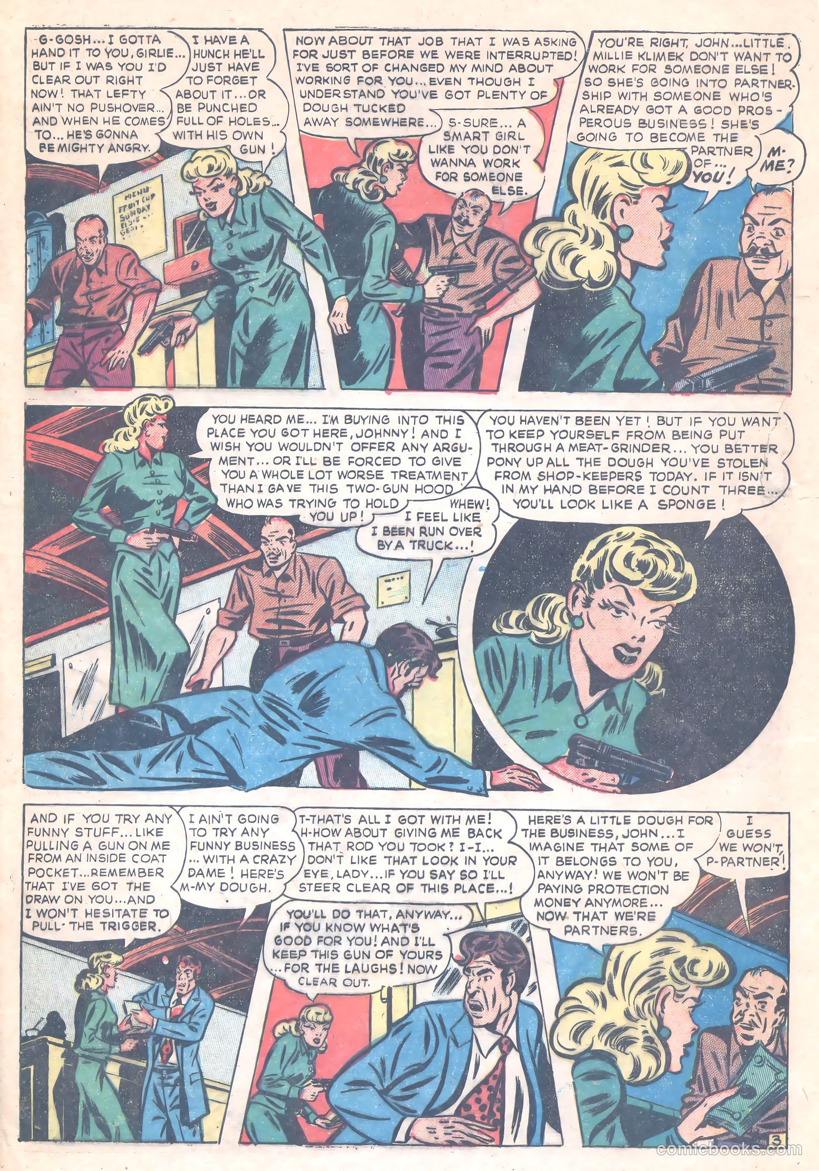 Thrilling Crime Cases #46 (1951) — page 25 of 37