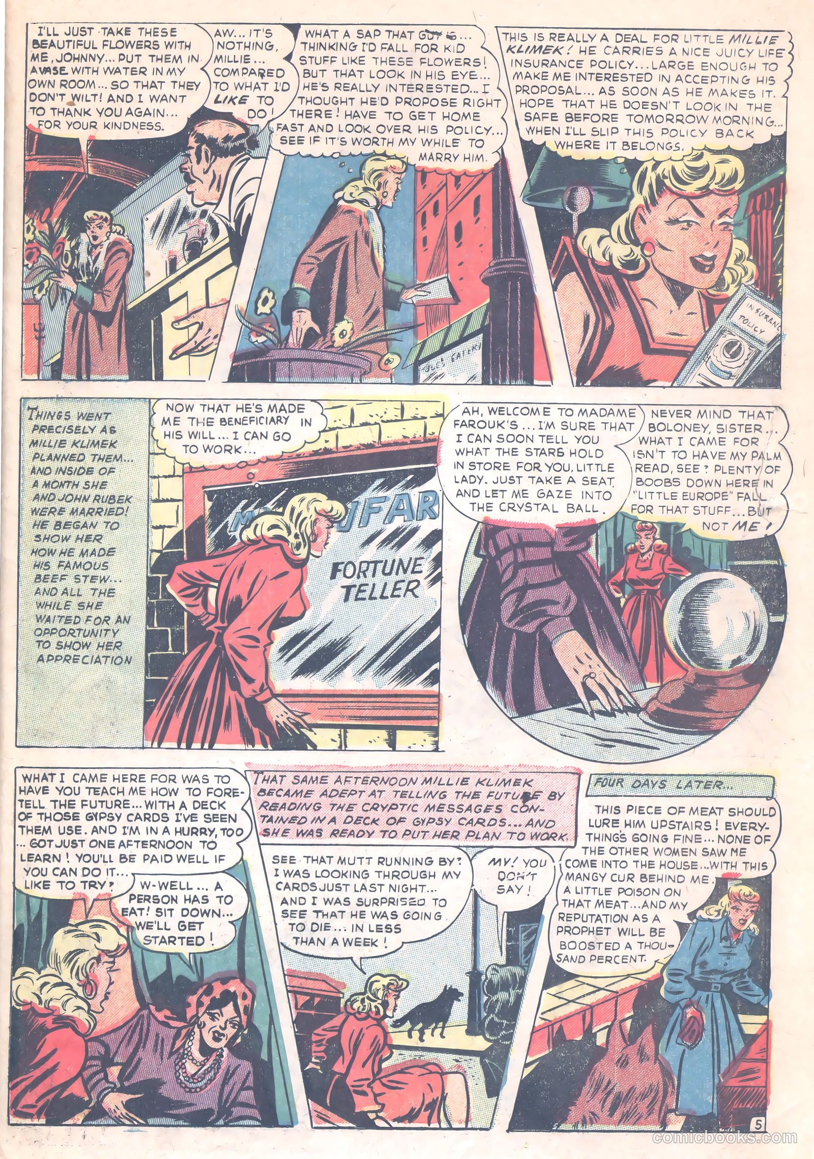 Thrilling Crime Cases #46 (1951) — page 27 of 37