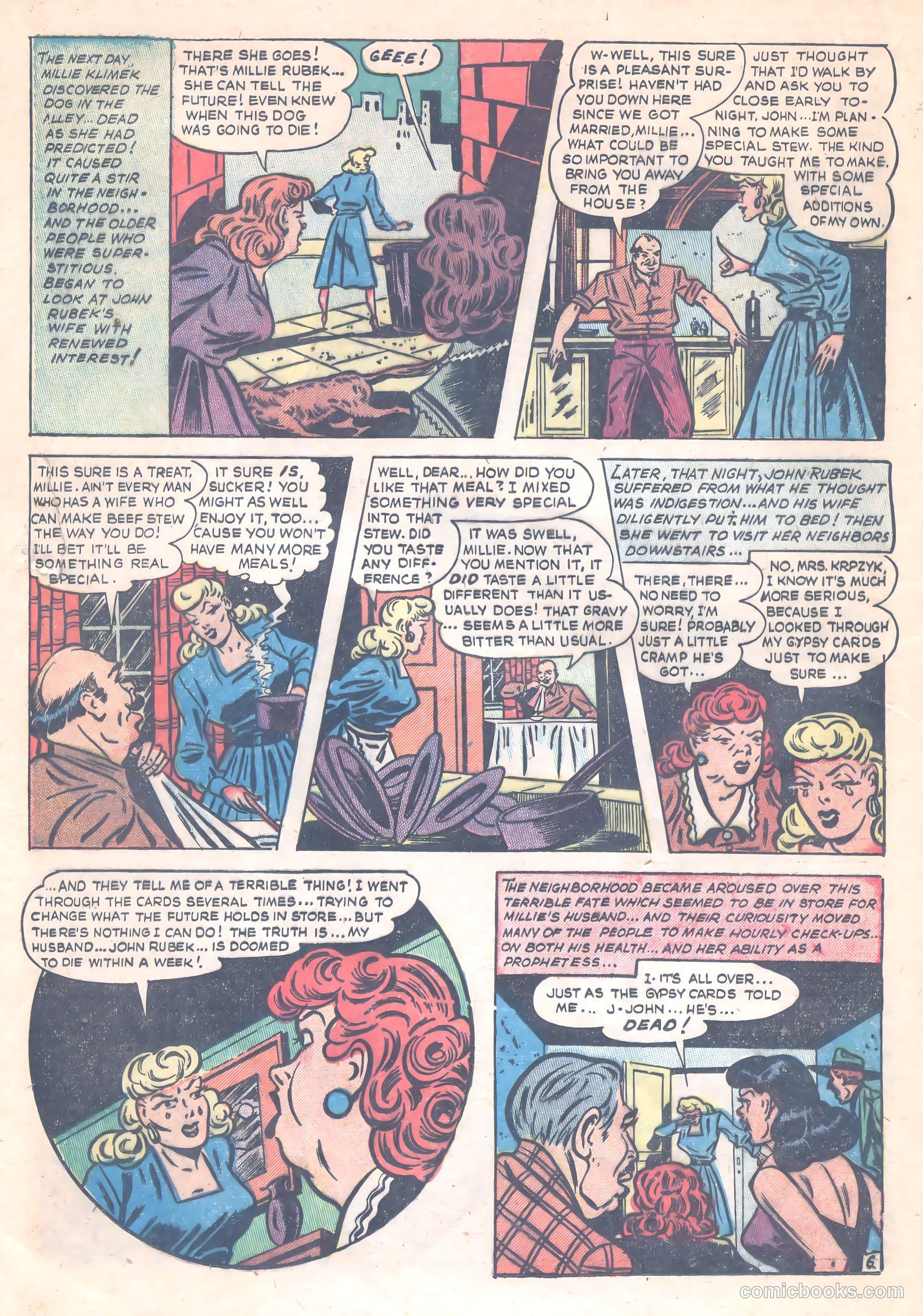 Thrilling Crime Cases #46 (1951) — page 28 of 37