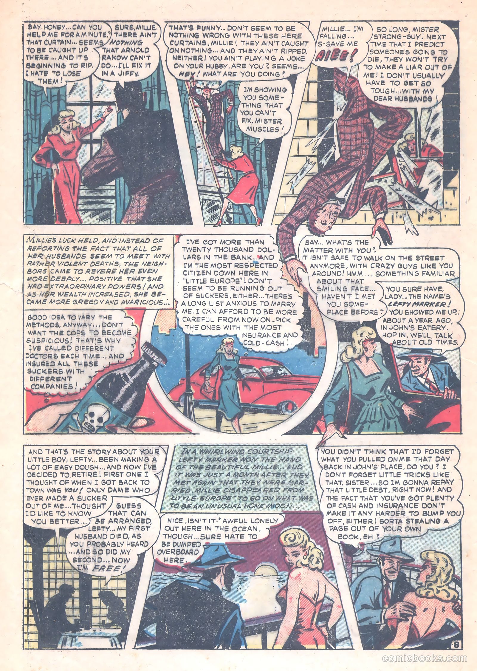 Thrilling Crime Cases #46 (1951) — page 30 of 37