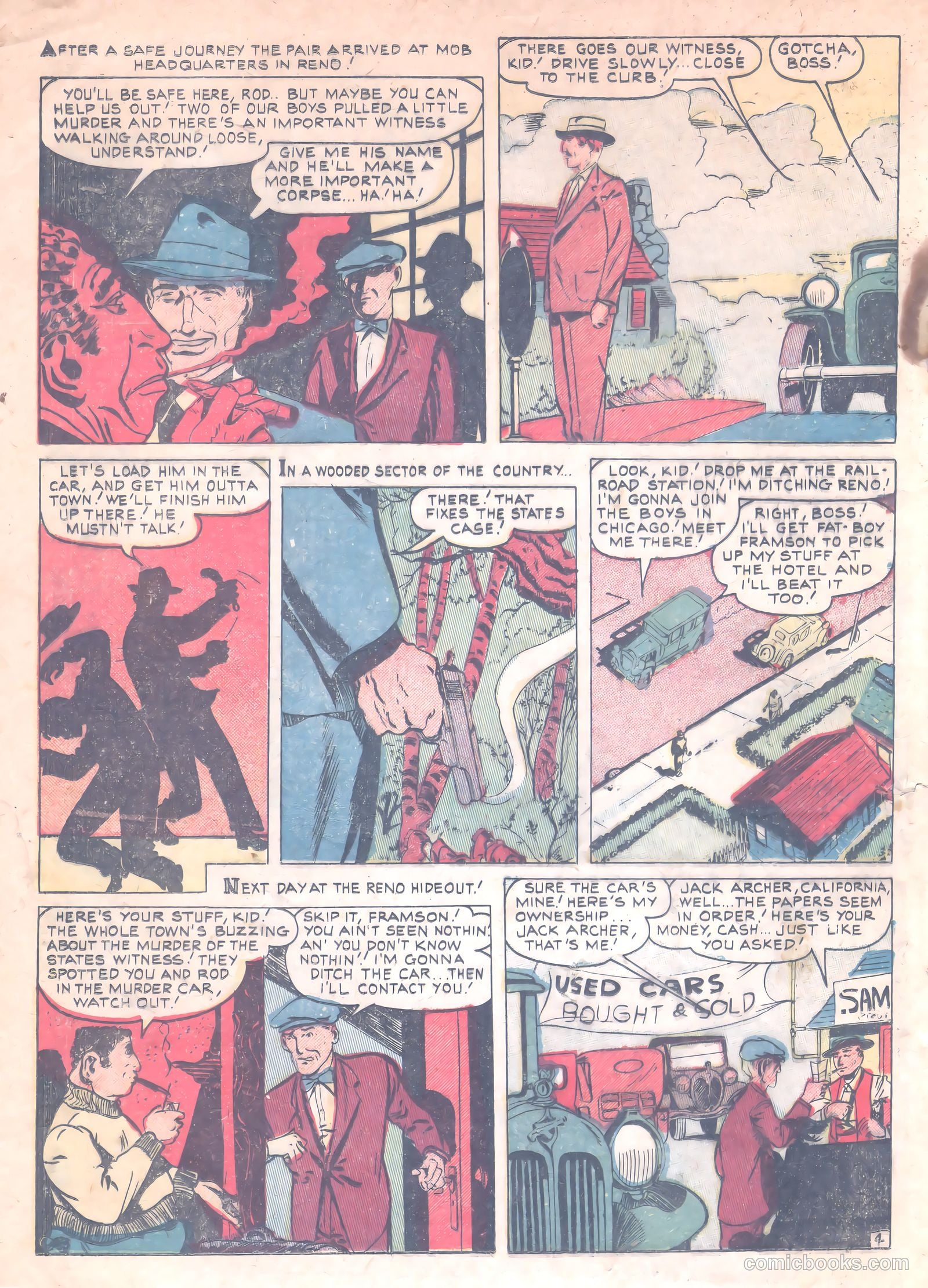 Thrilling Crime Cases #47 (1952) — page 6 of 37