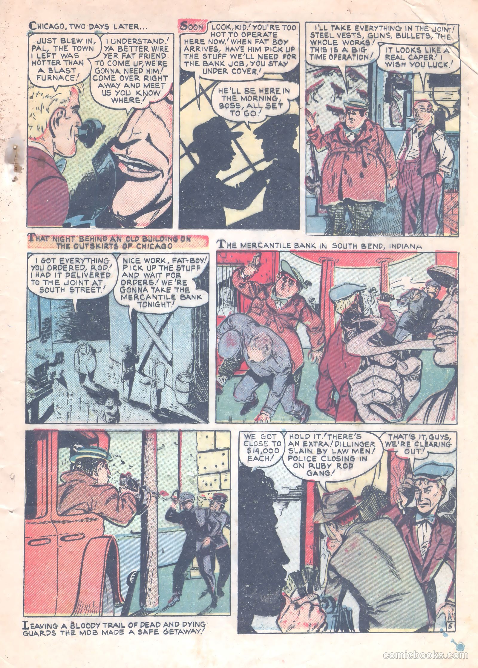 Thrilling Crime Cases #47 (1952) — page 7 of 37