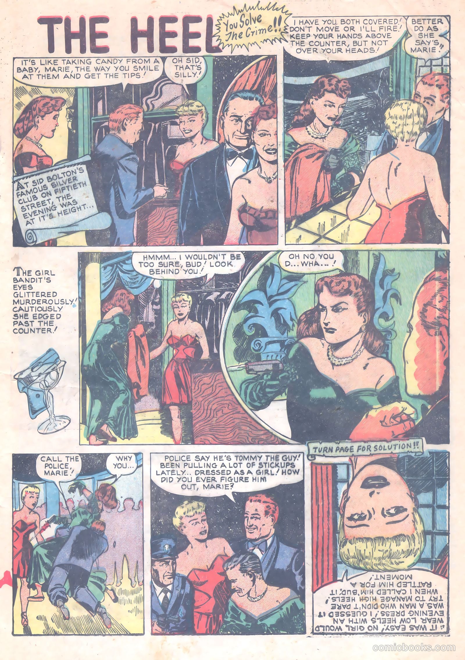 Thrilling Crime Cases #47 (1952) — page 9 of 37