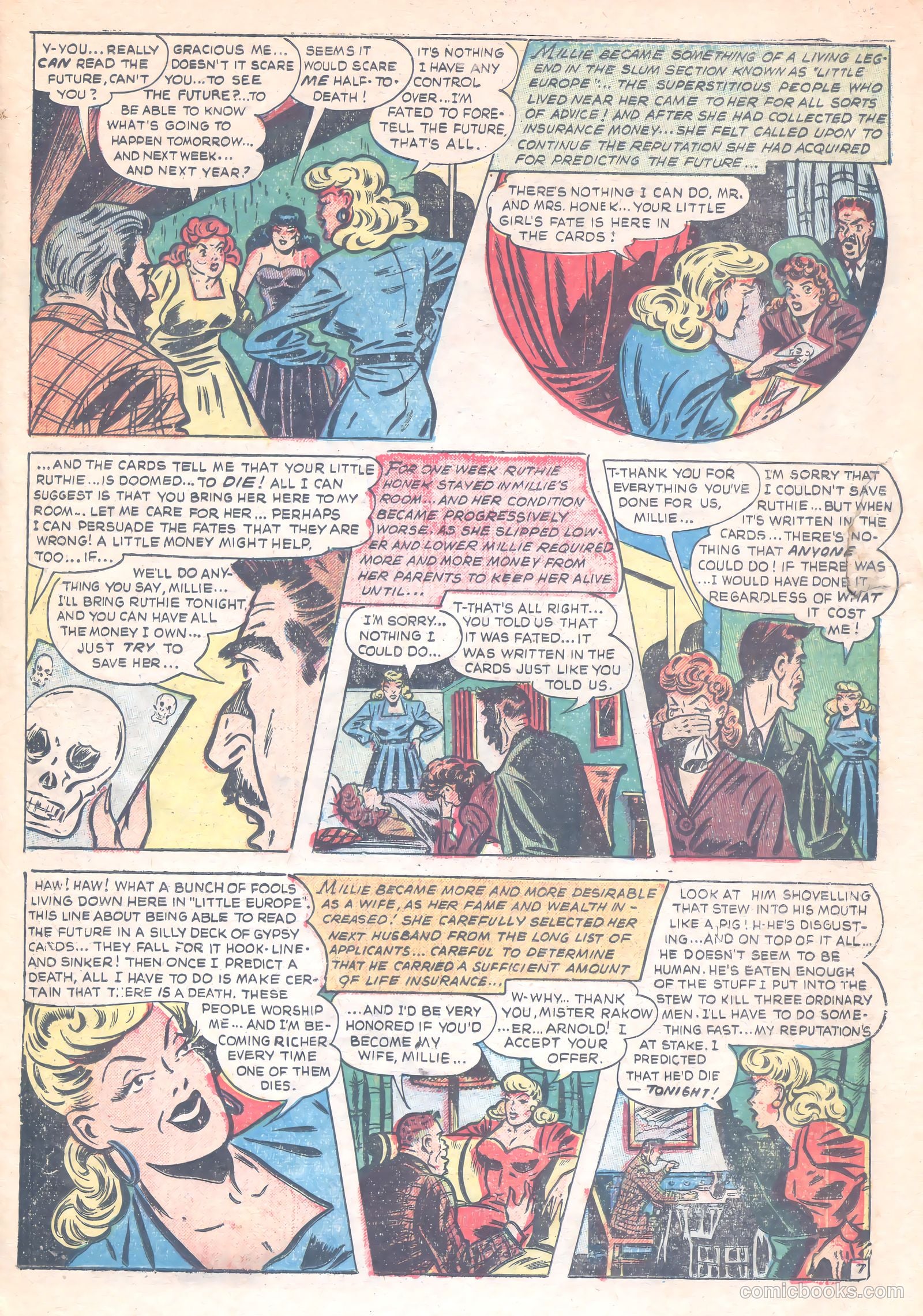 Thrilling Crime Cases #47 (1952) — page 29 of 37