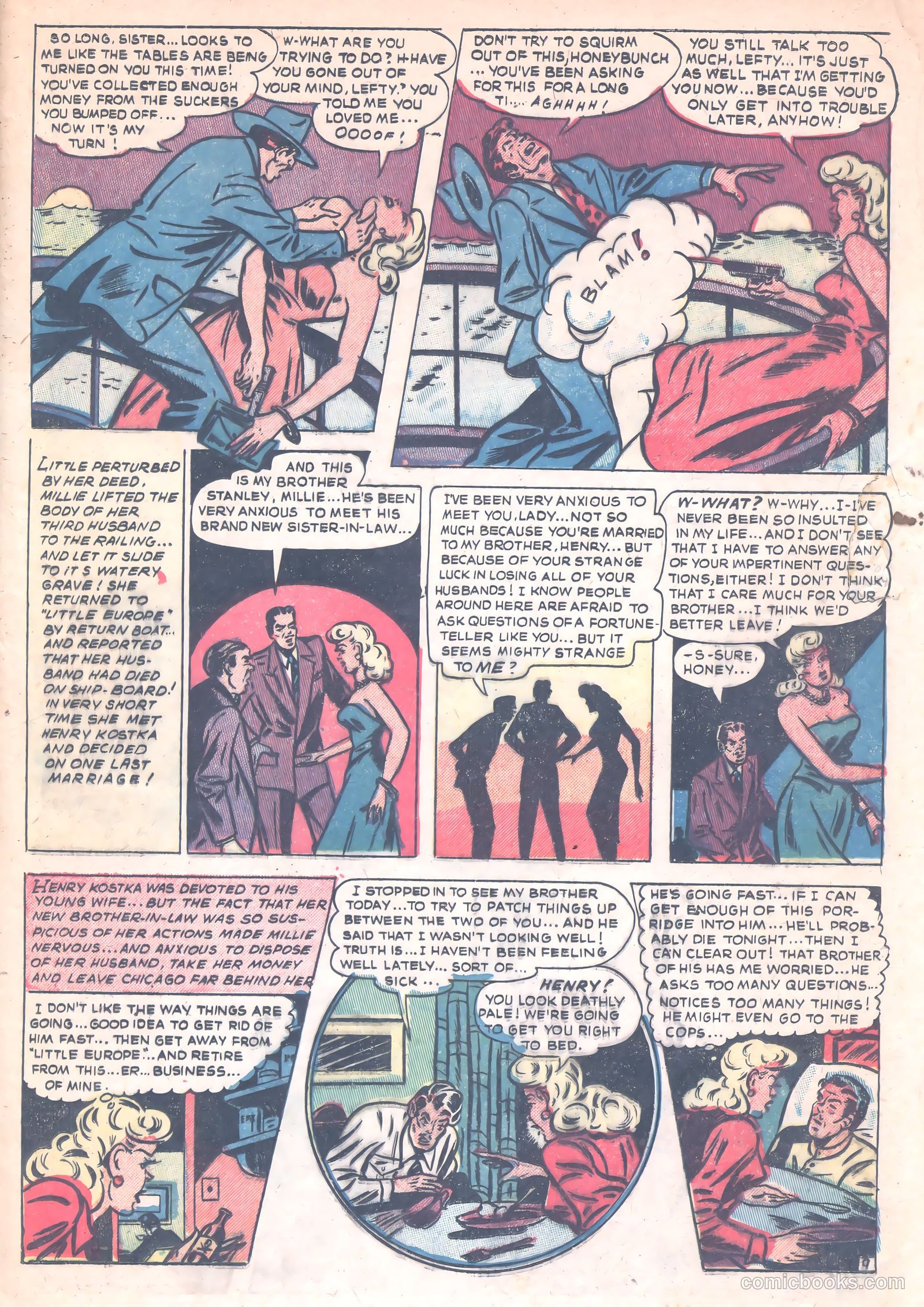 Thrilling Crime Cases #47 (1952) — page 31 of 37