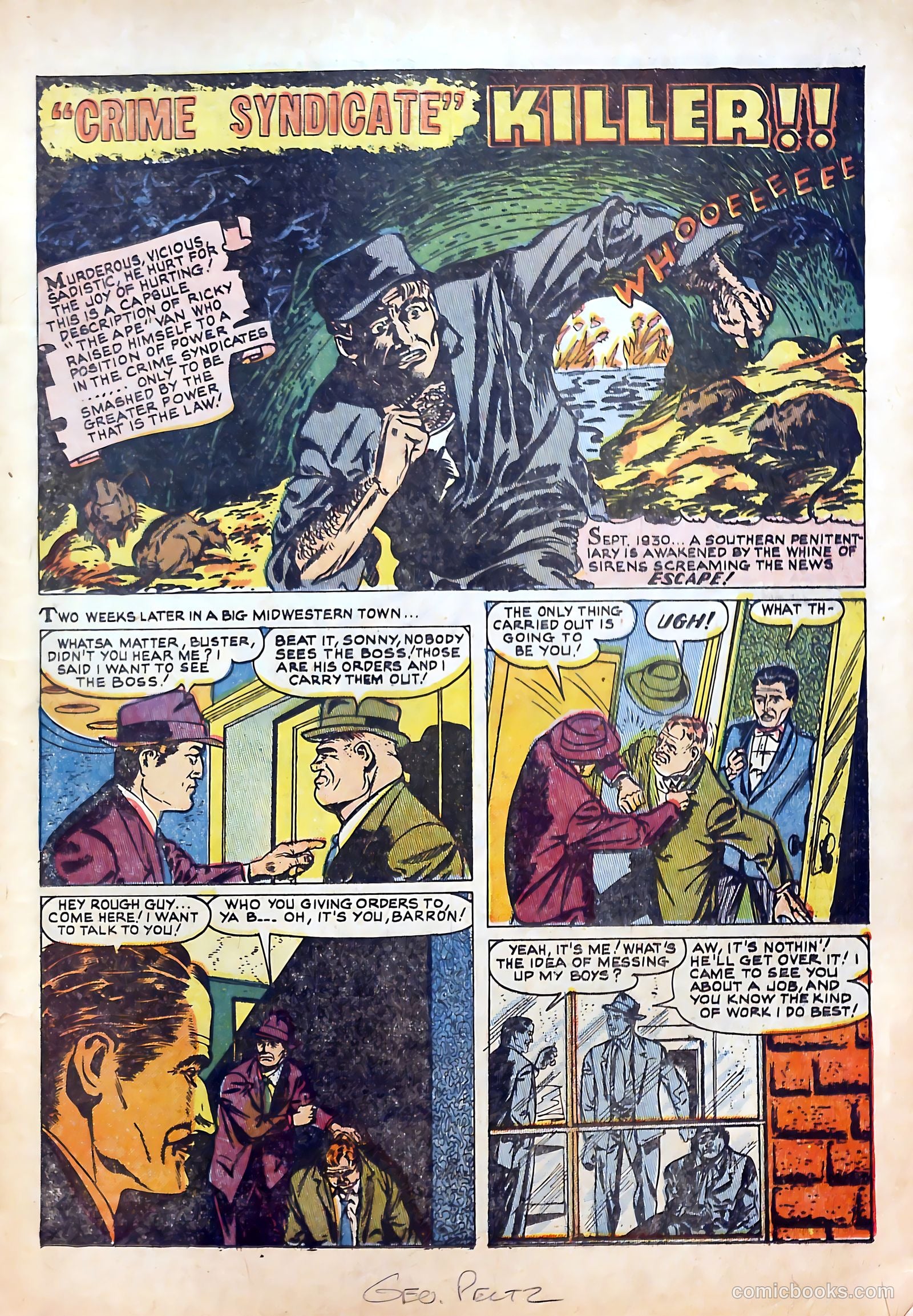 Thrilling Crime Cases #48 (1952) — page 3 of 36