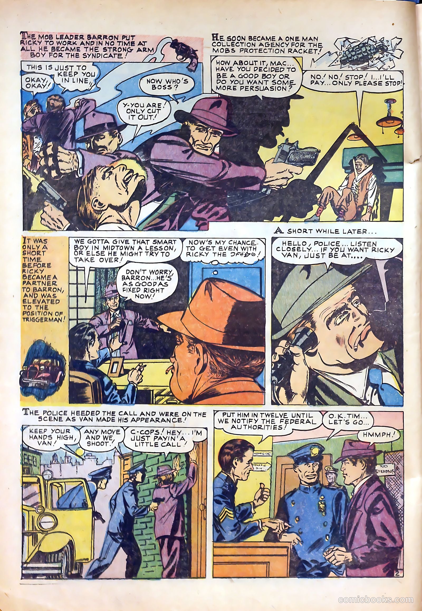 Thrilling Crime Cases #48 (1952) — page 4 of 36