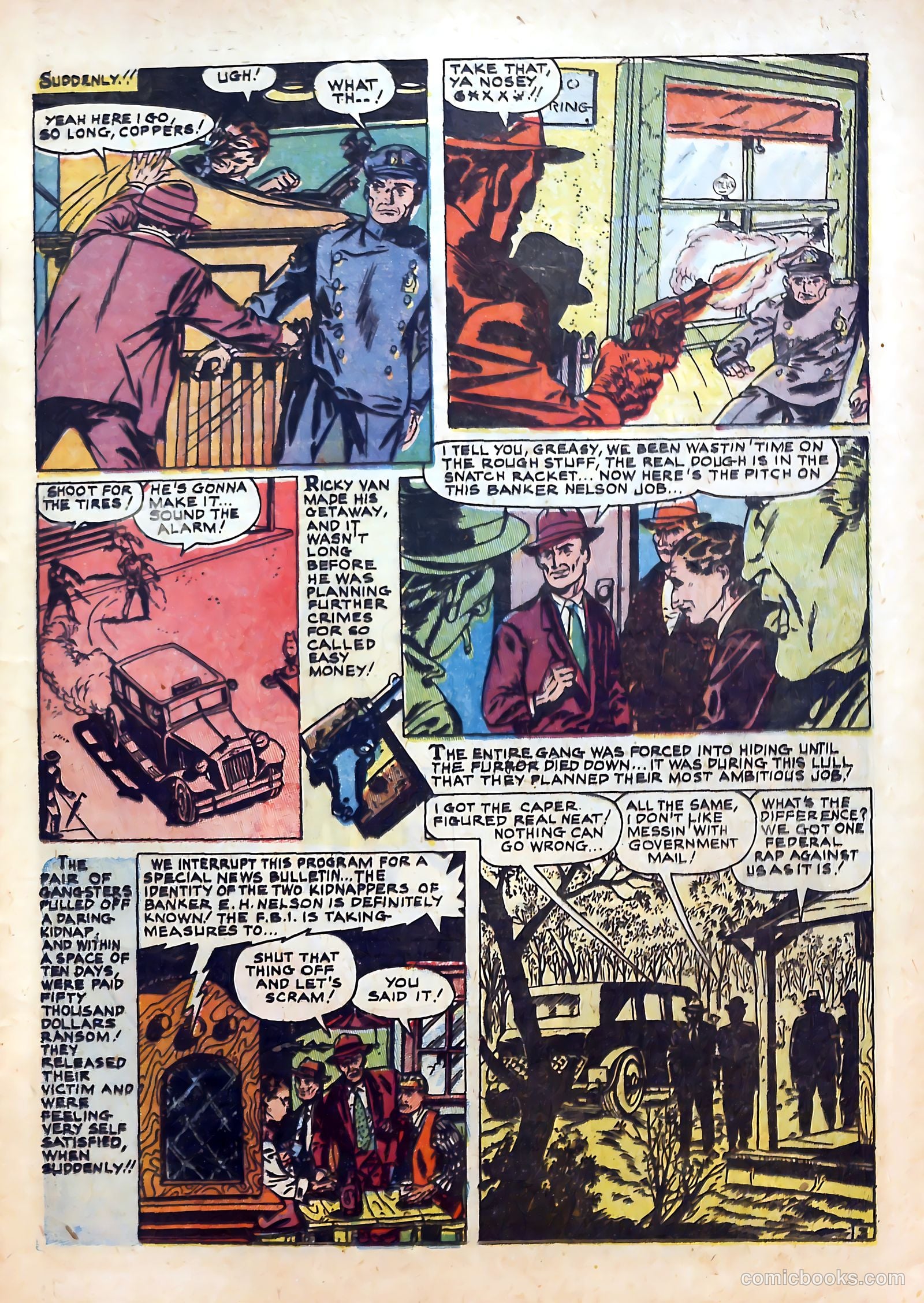 Thrilling Crime Cases #48 (1952) — page 5 of 36