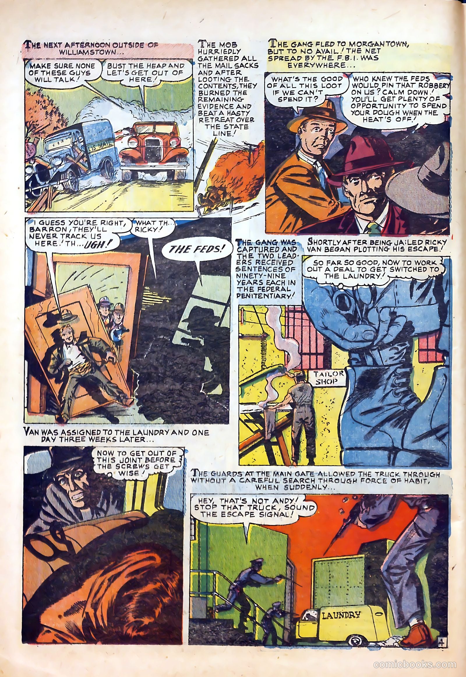 Thrilling Crime Cases #48 (1952) — page 6 of 36