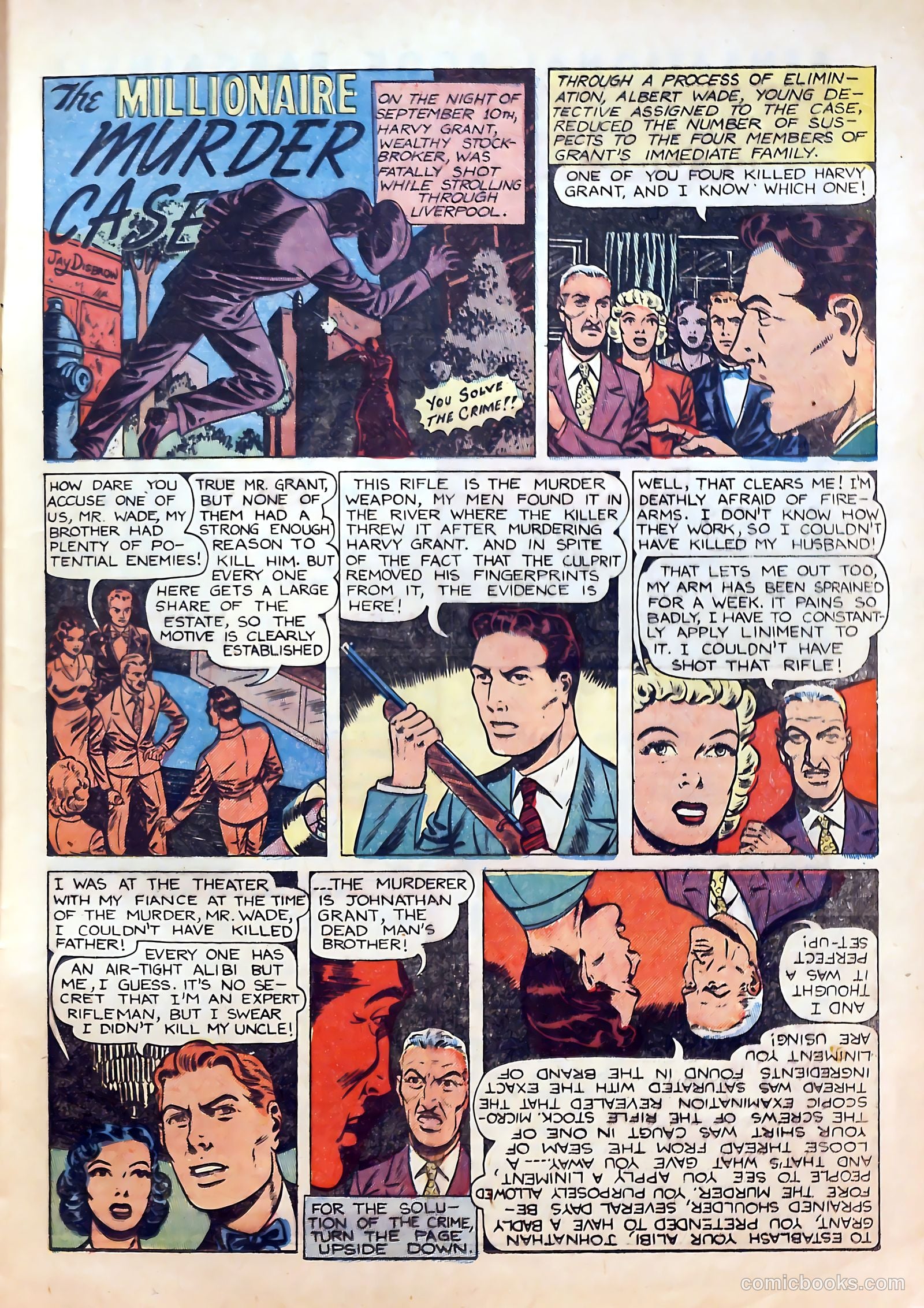 Thrilling Crime Cases #48 (1952) — page 9 of 36