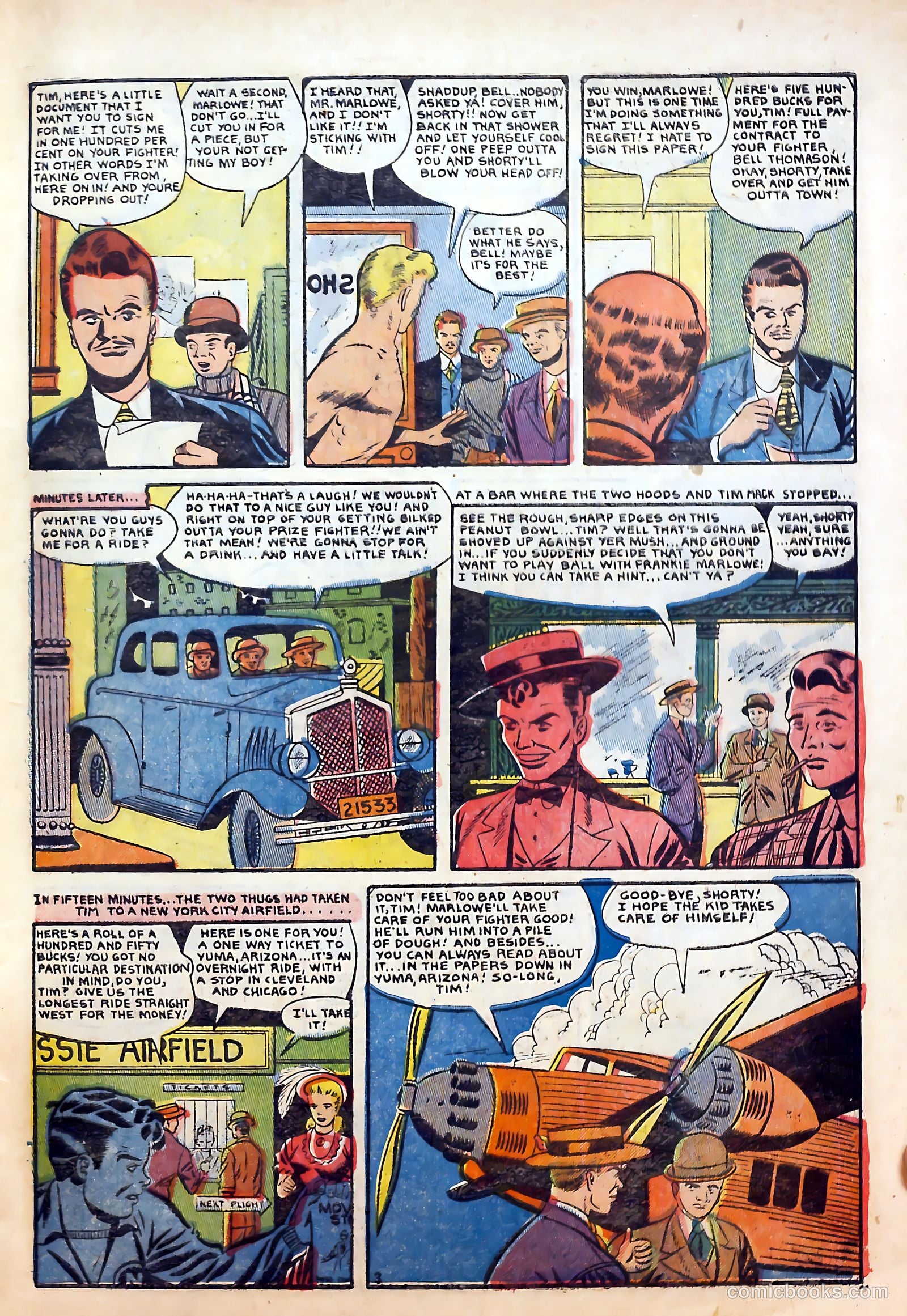 Thrilling Crime Cases #48 (1952) — page 15 of 36