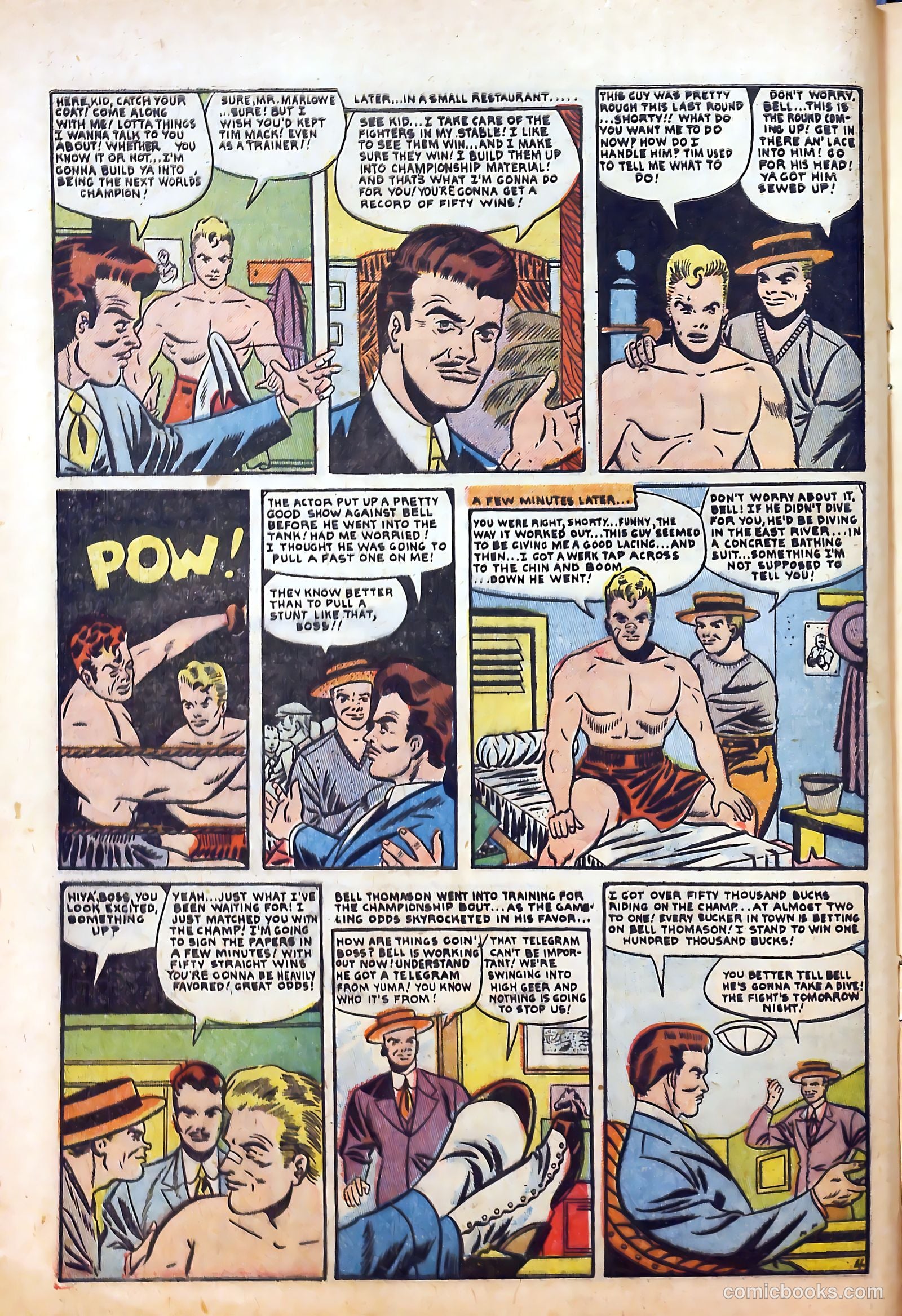Thrilling Crime Cases #48 (1952) — page 16 of 36
