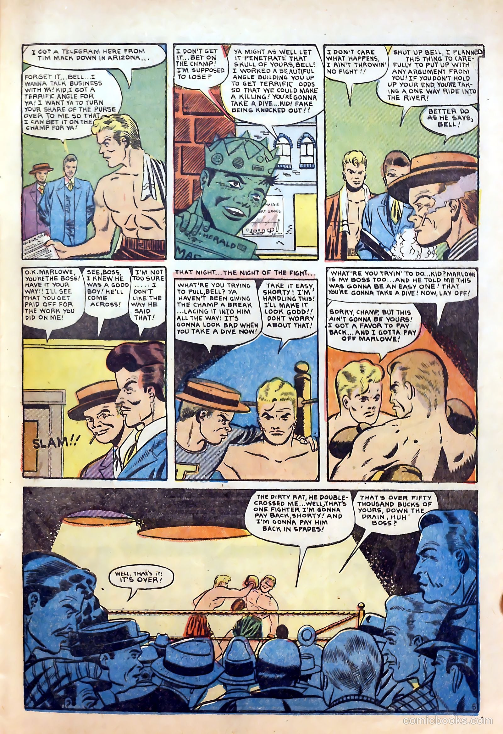 Thrilling Crime Cases #48 (1952) — page 17 of 36