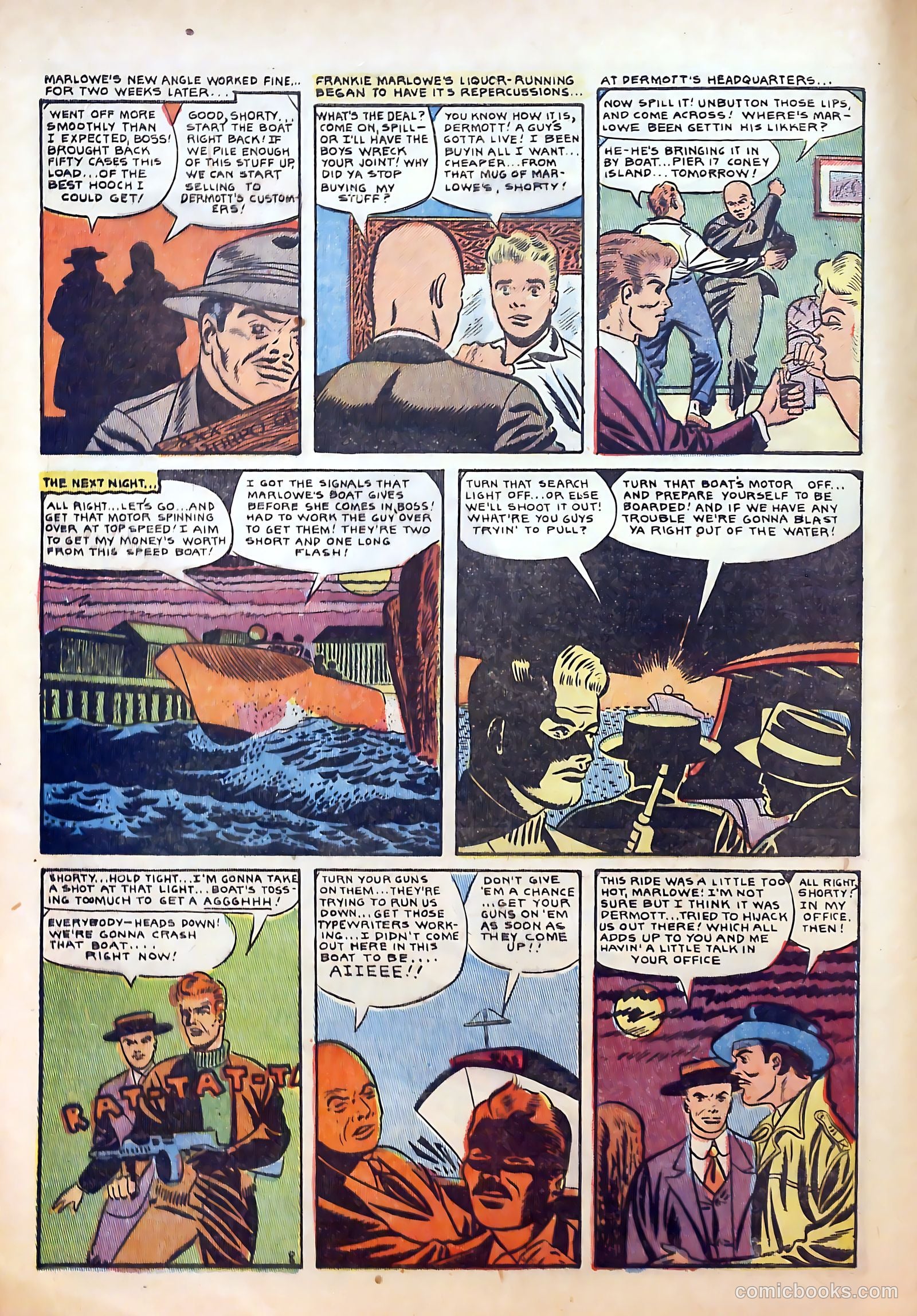Thrilling Crime Cases #48 (1952) — page 20 of 36