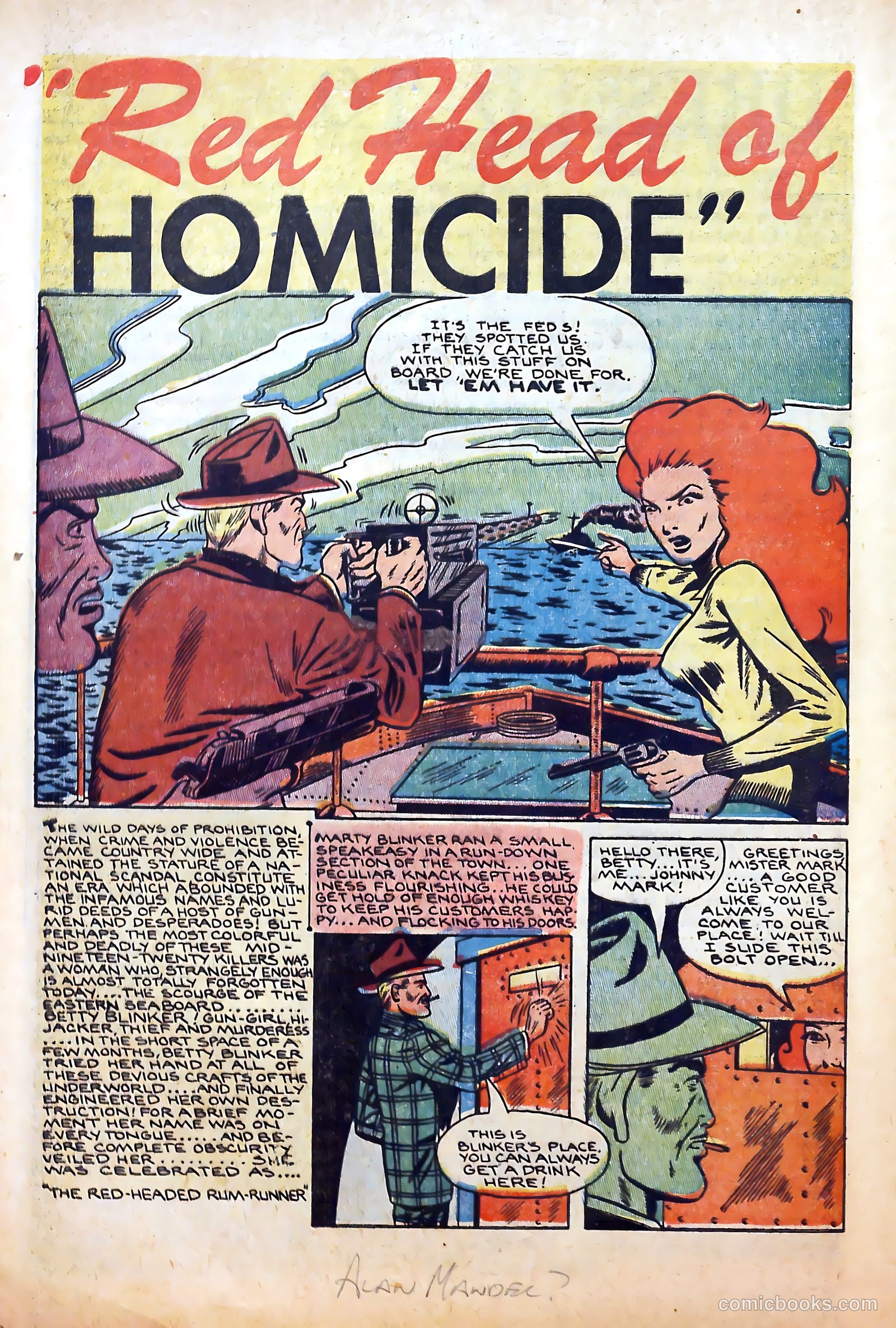 Thrilling Crime Cases #48 (1952) — page 24 of 36