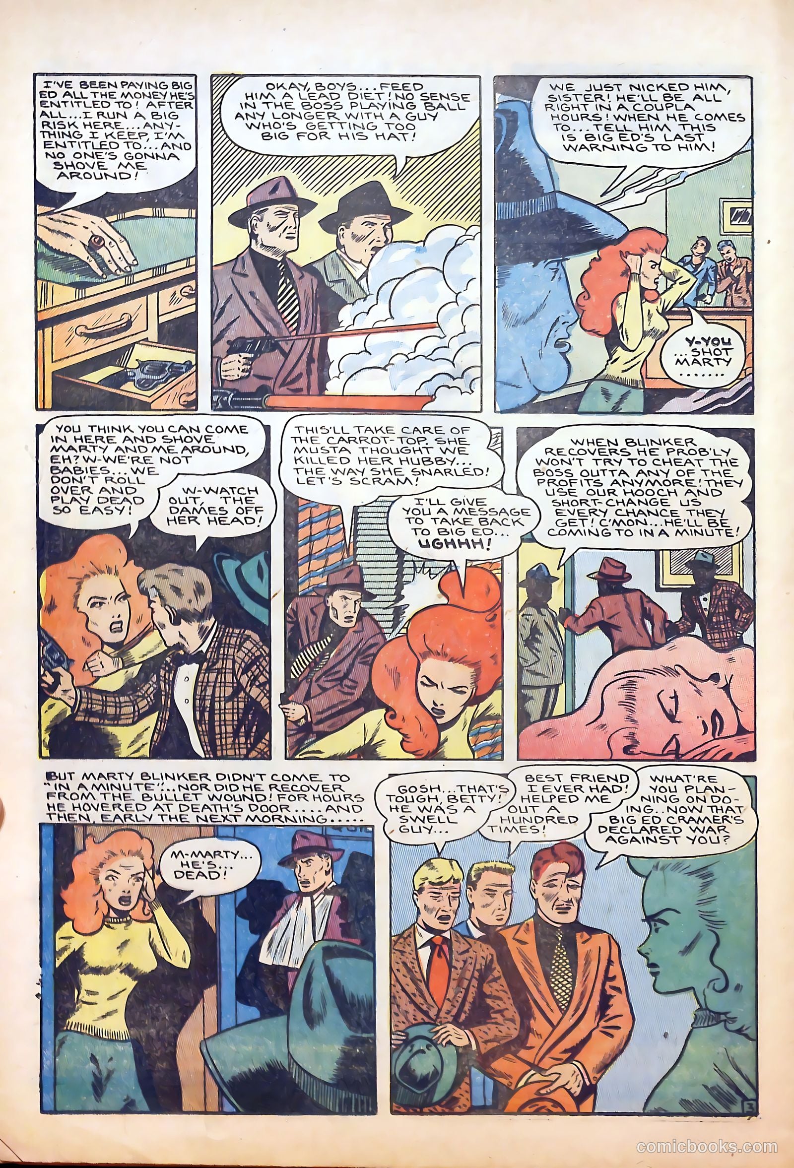 Thrilling Crime Cases #48 (1952) — page 28 of 36