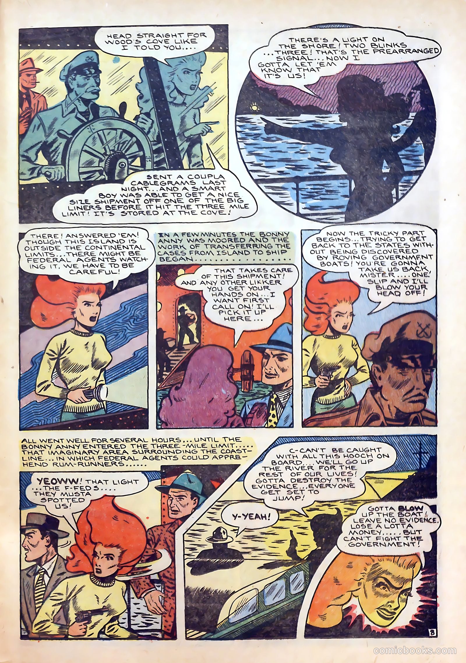 Thrilling Crime Cases #48 (1952) — page 33 of 36