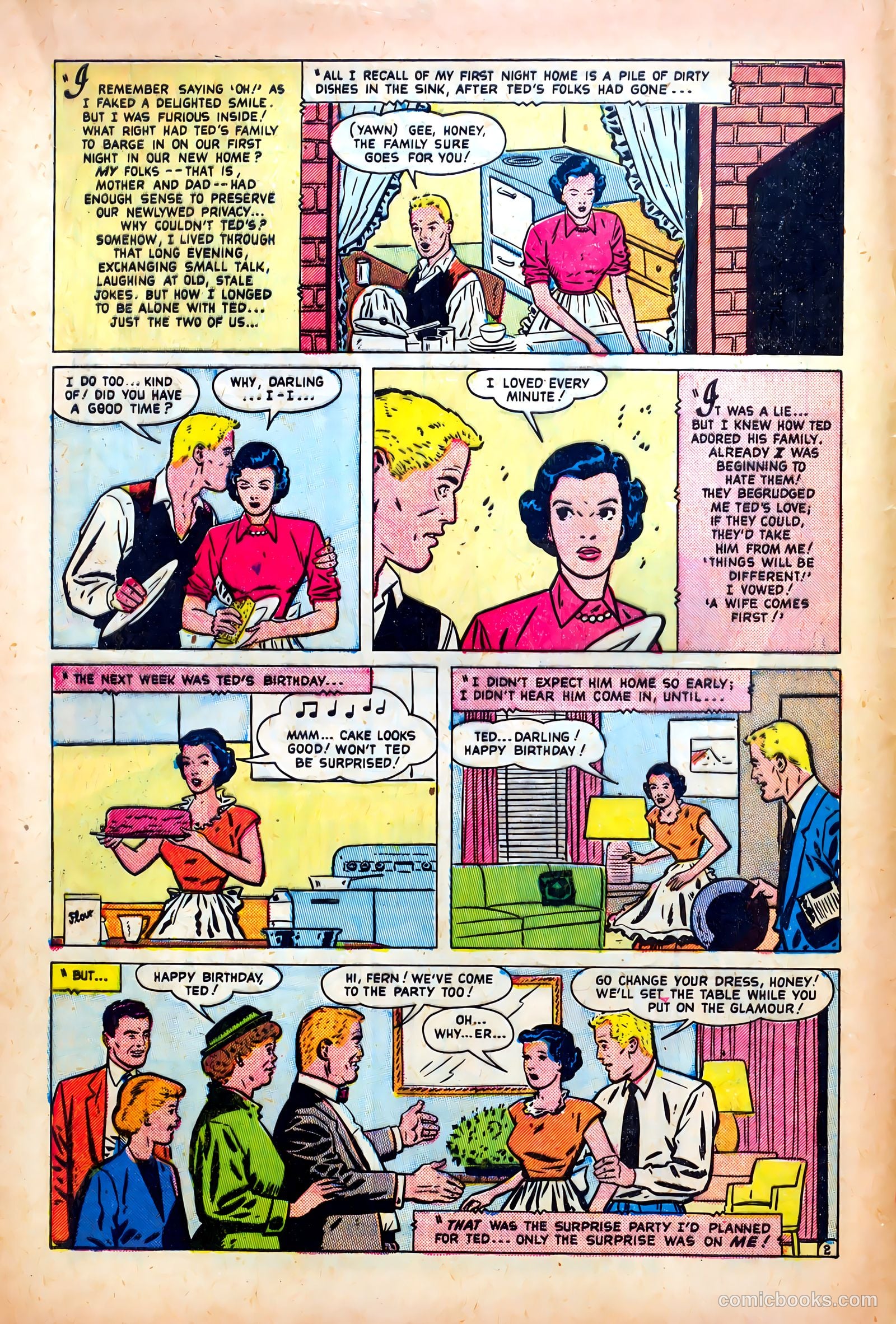 Thrilling Romances #10 (1950) — page 4 of 36