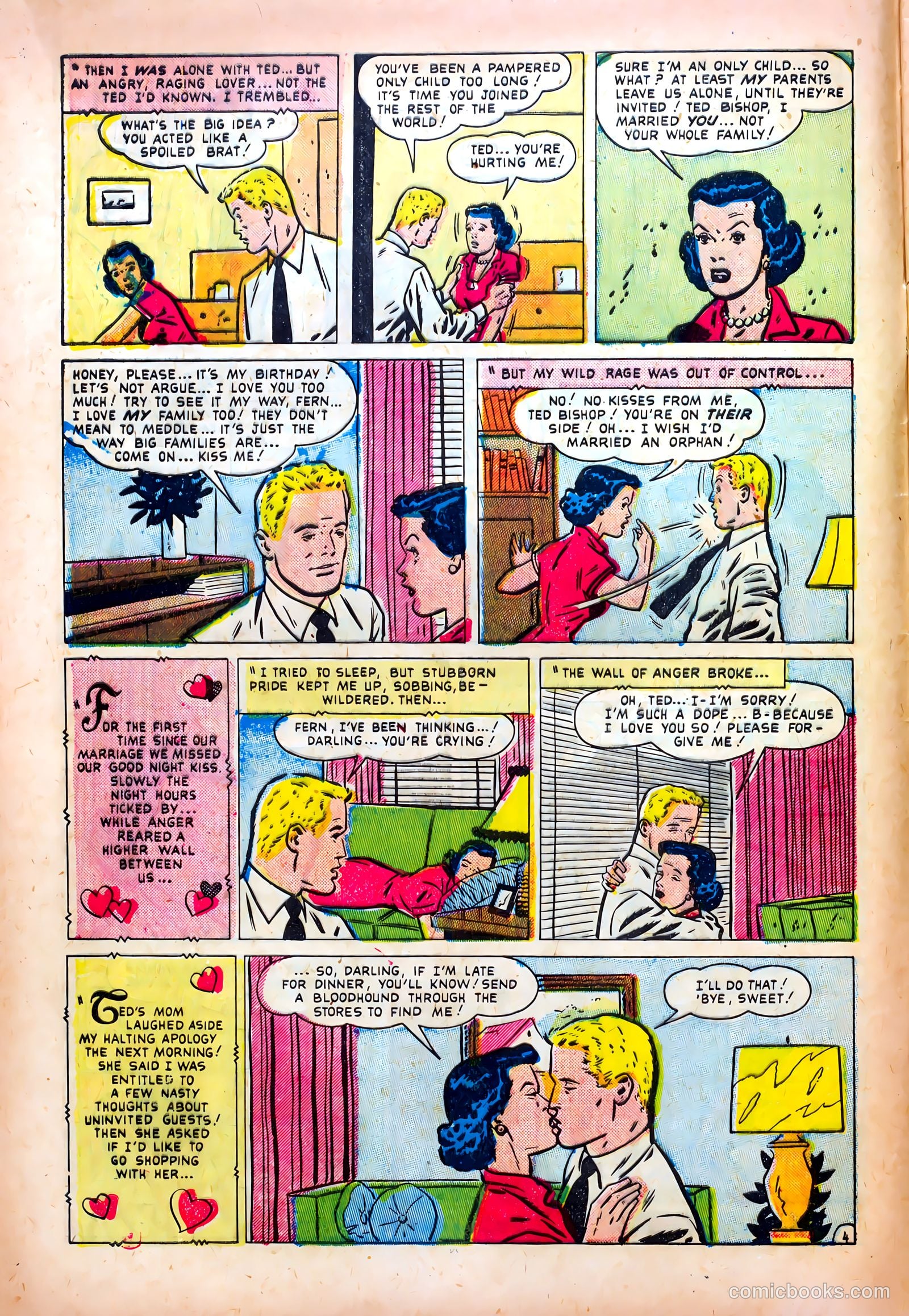 Thrilling Romances #10 (1950) — page 6 of 36