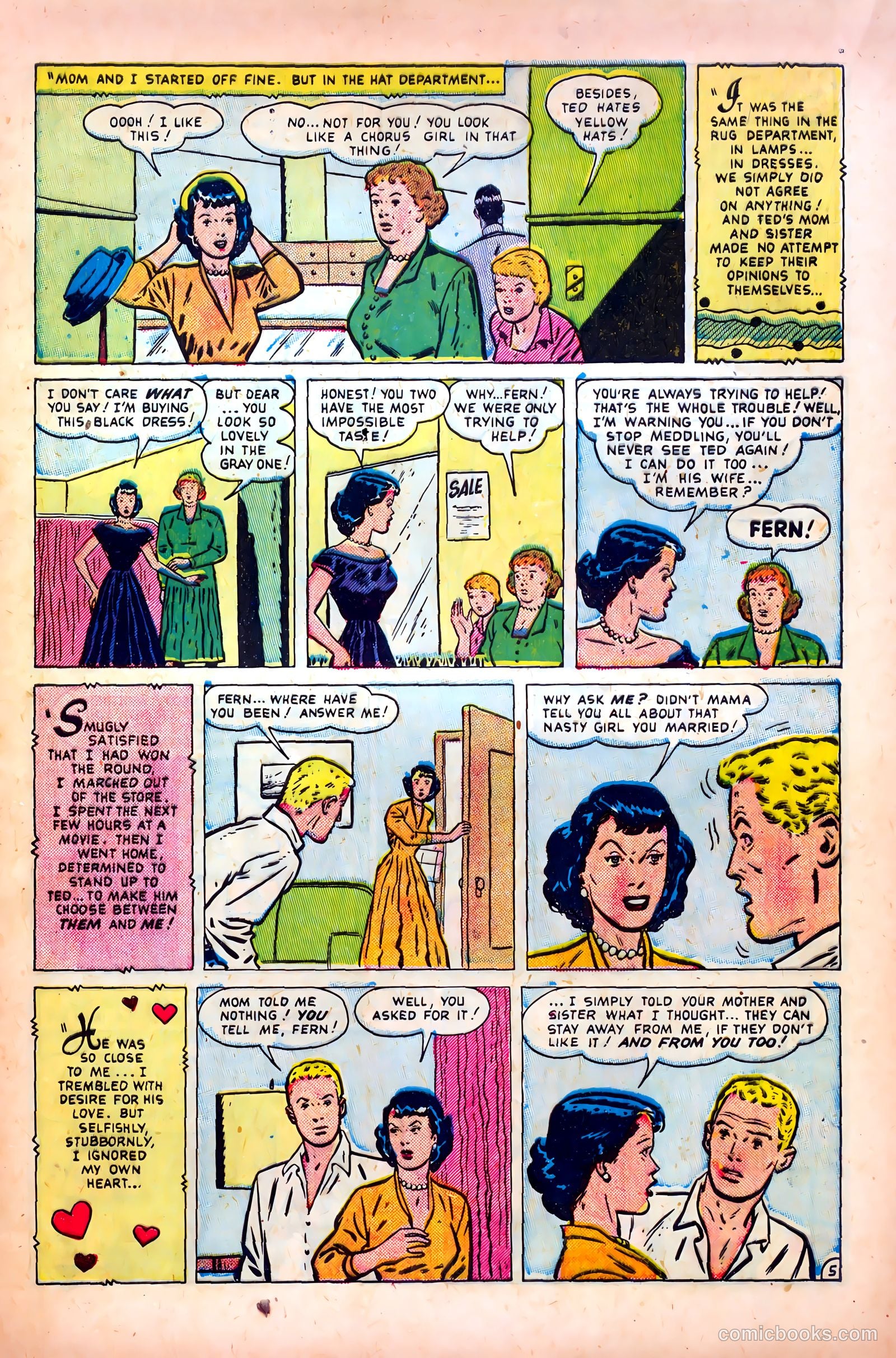 Thrilling Romances #10 (1950) — page 7 of 36