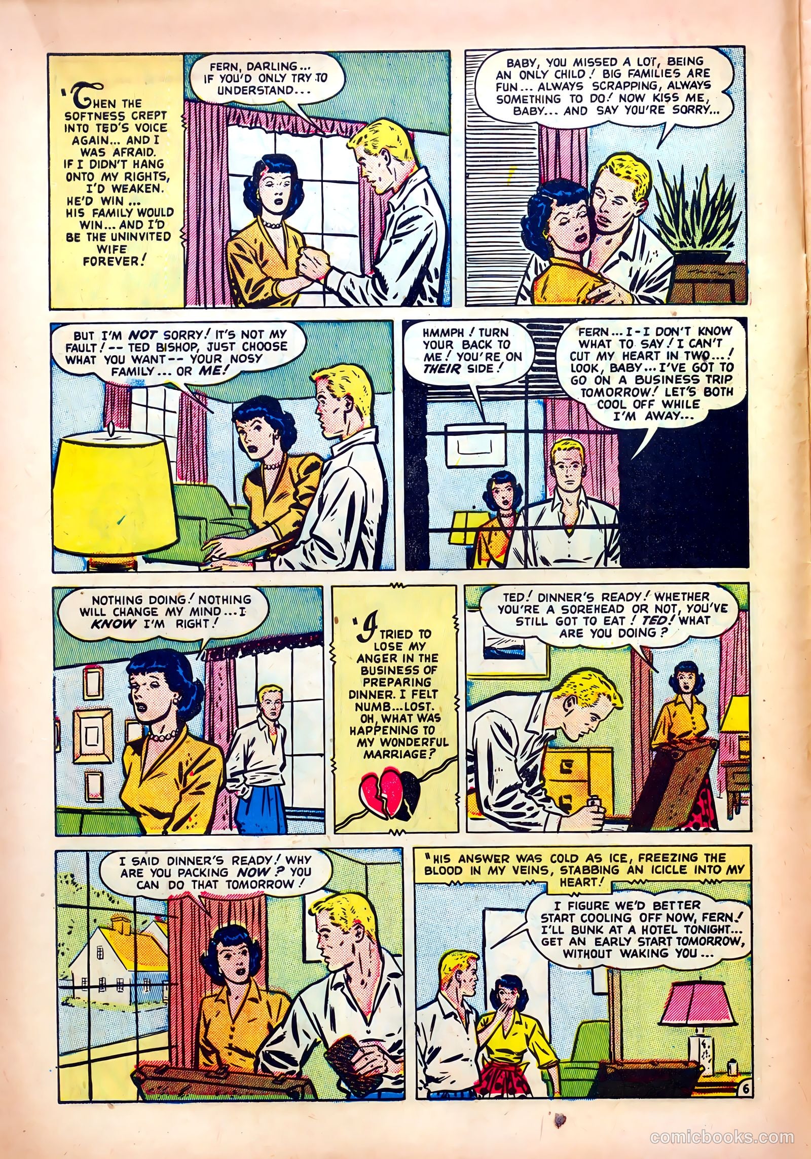 Thrilling Romances #10 (1950) — page 8 of 36