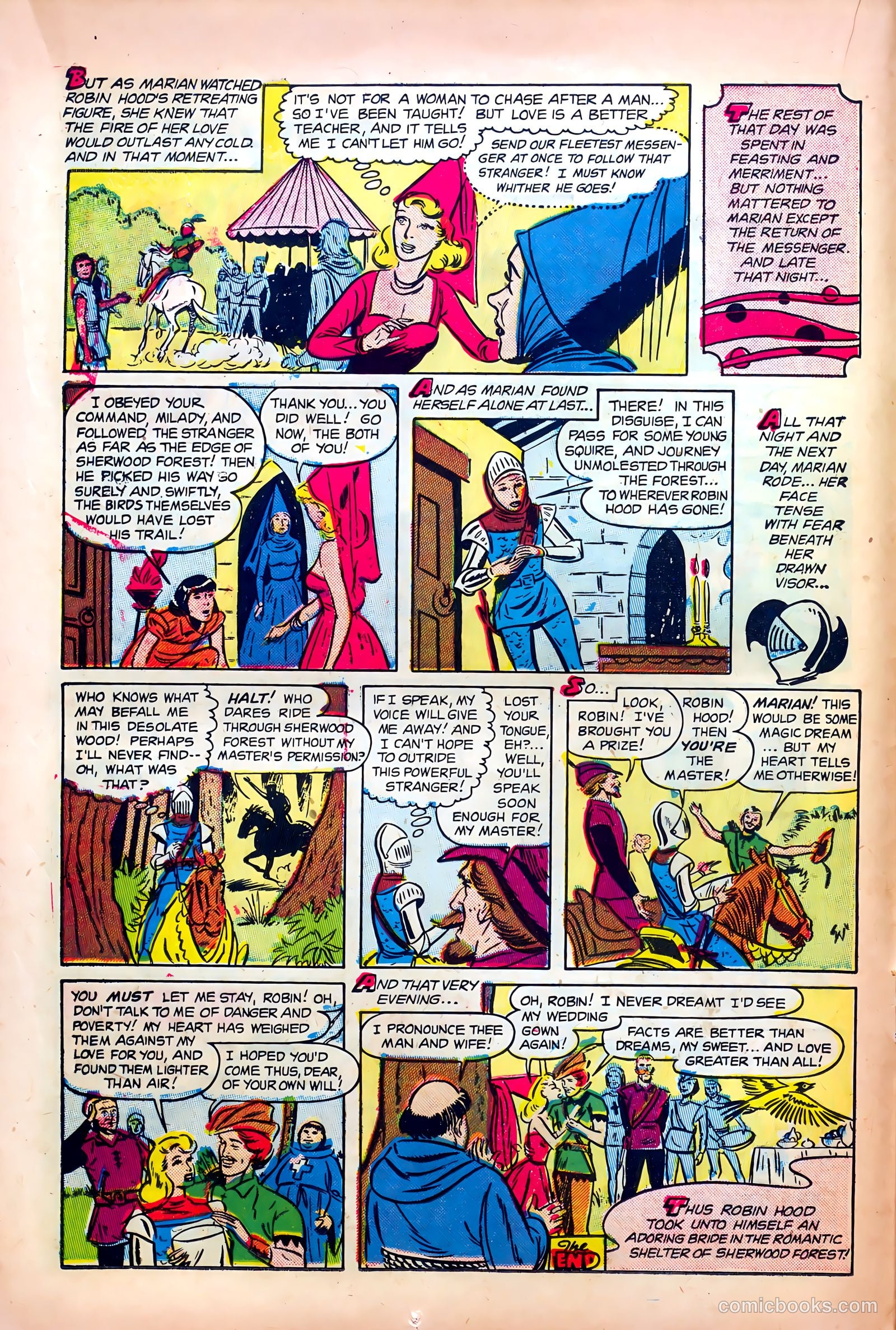 Thrilling Romances #10 (1950) — page 16 of 36