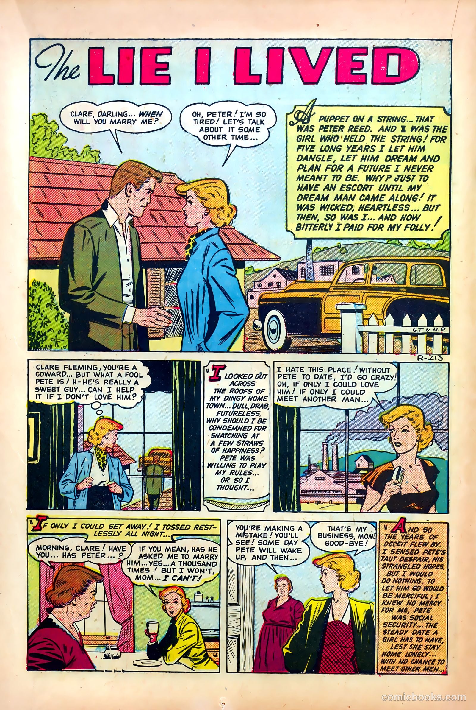 Thrilling Romances #10 (1950) — page 18 of 36