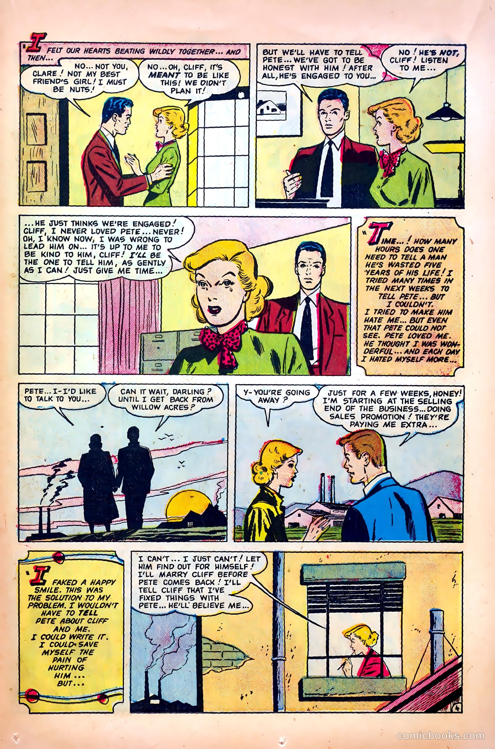 Thrilling Romances #10 (1950) — page 21 of 36