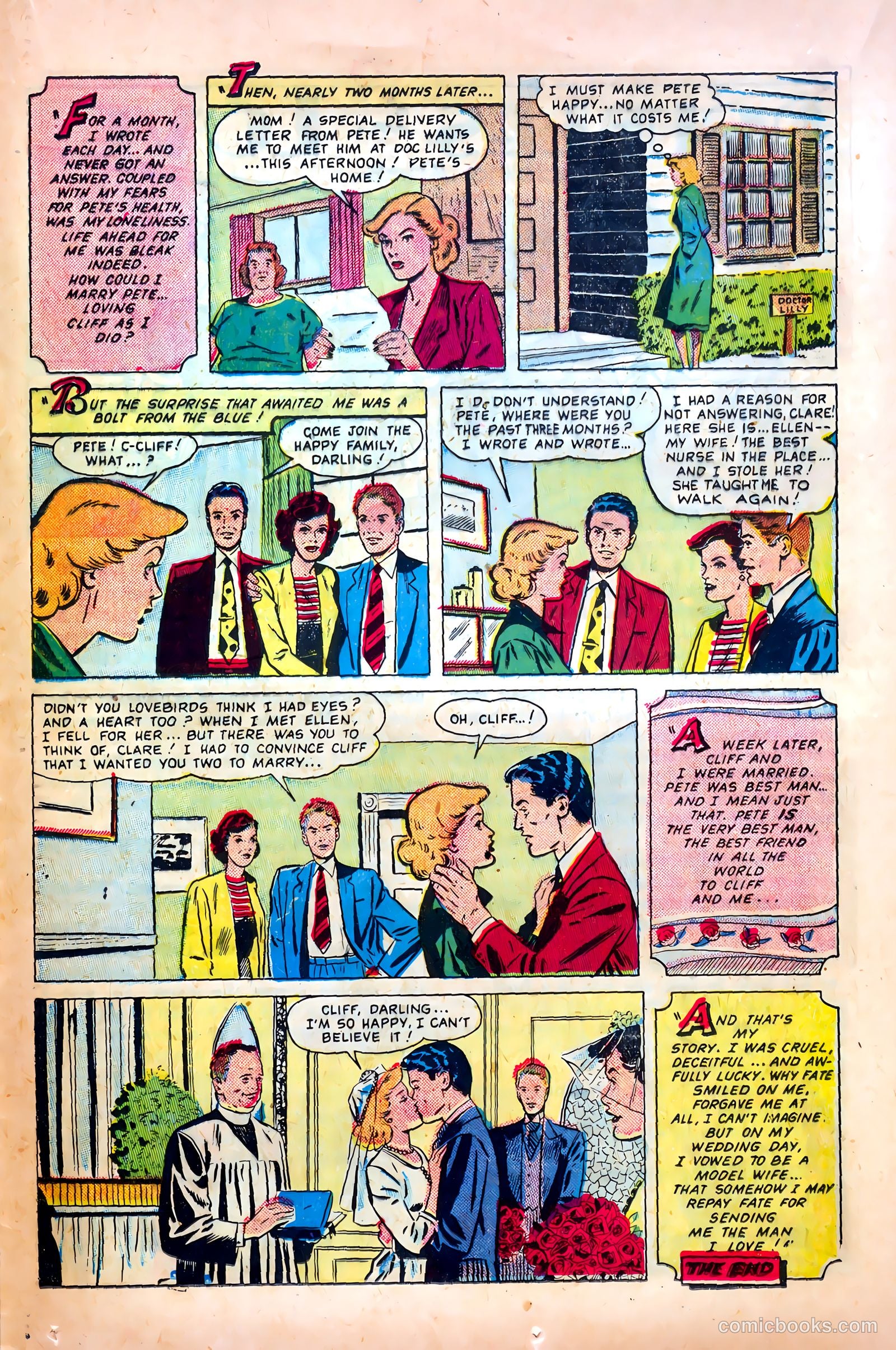 Thrilling Romances #10 (1950) — page 23 of 36