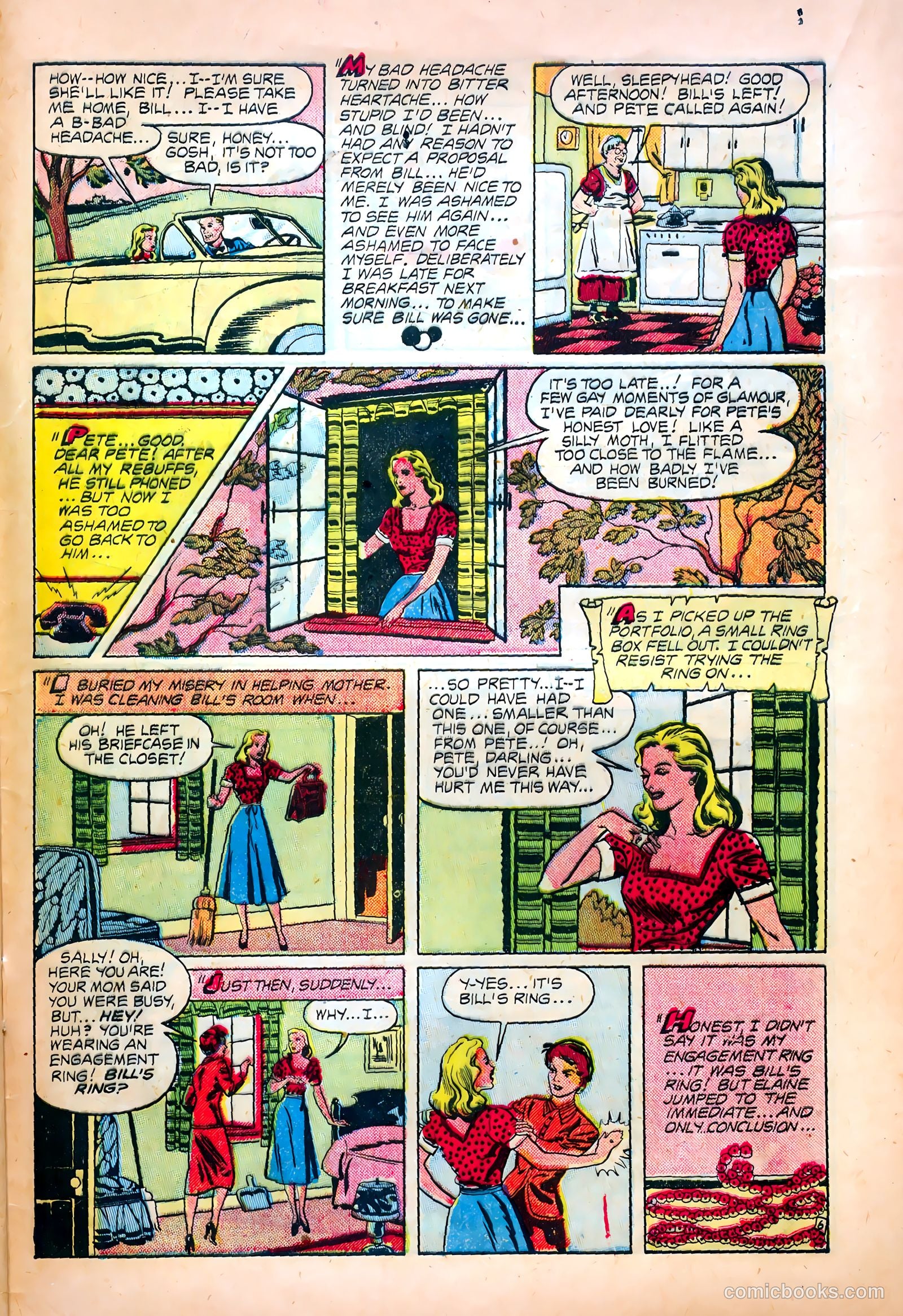 Thrilling Romances #10 (1950) — page 31 of 36