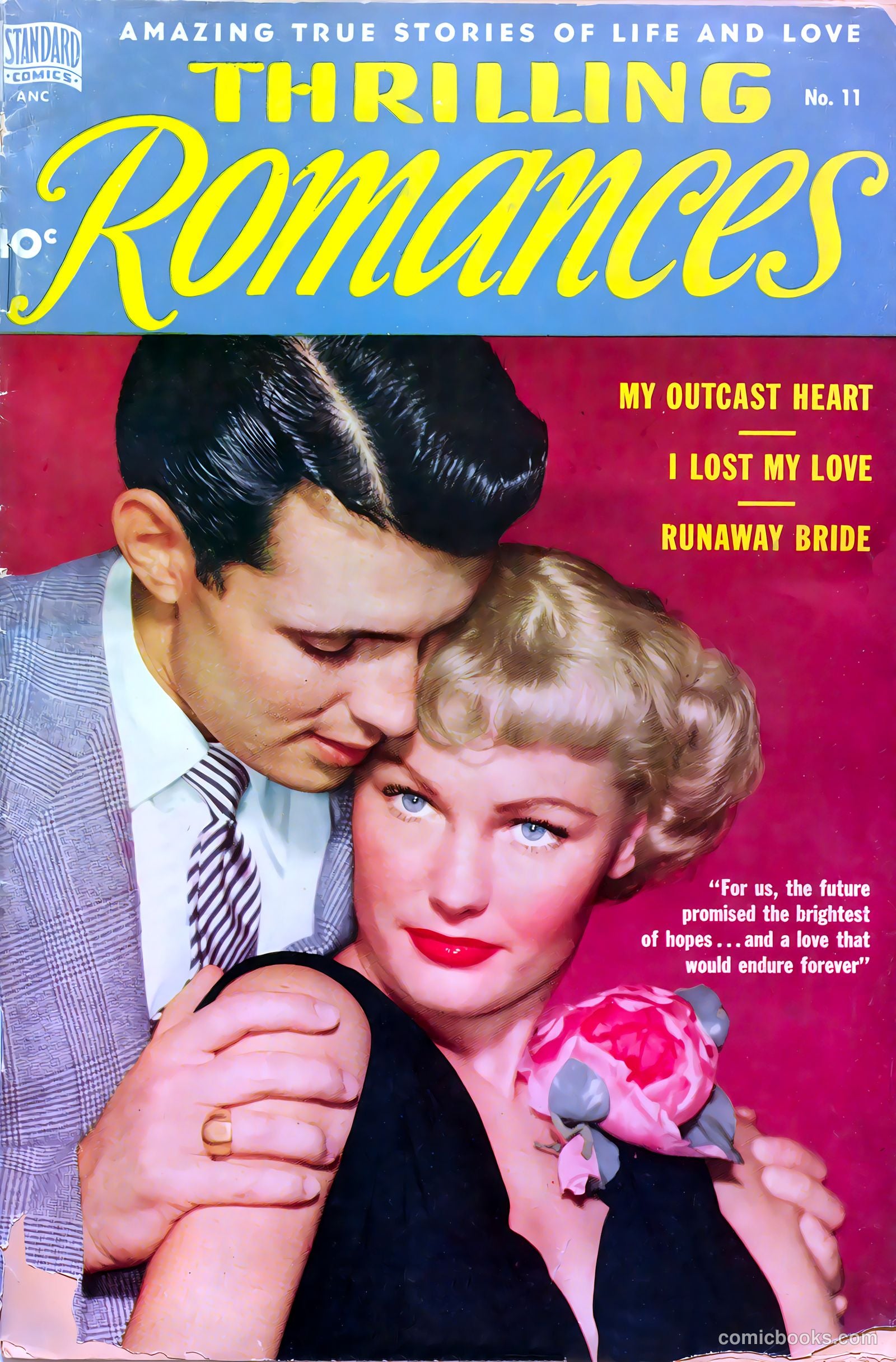 Thrilling Romances #11 cover