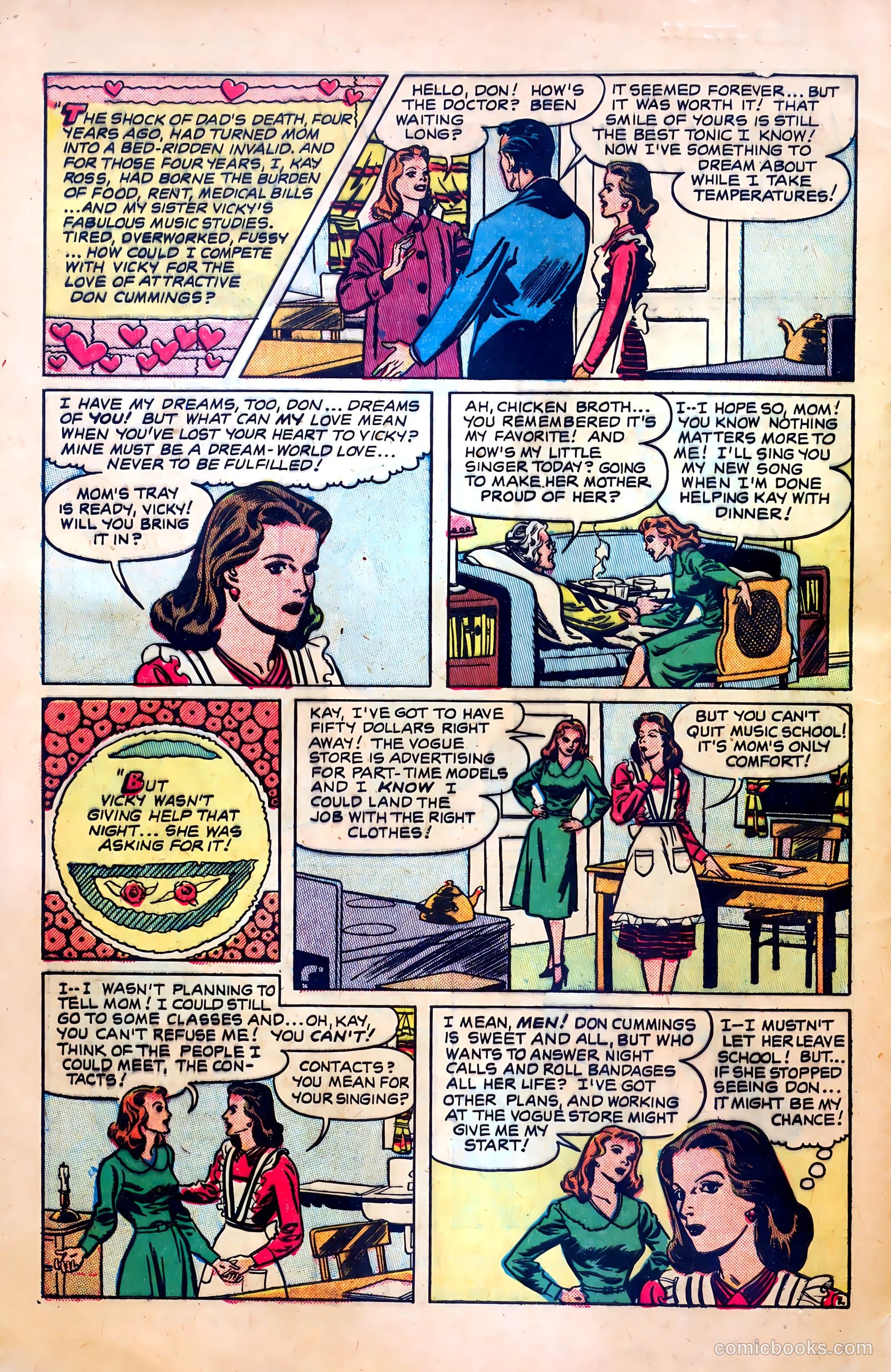 Thrilling Romances #11 (1951) — page 4 of 36