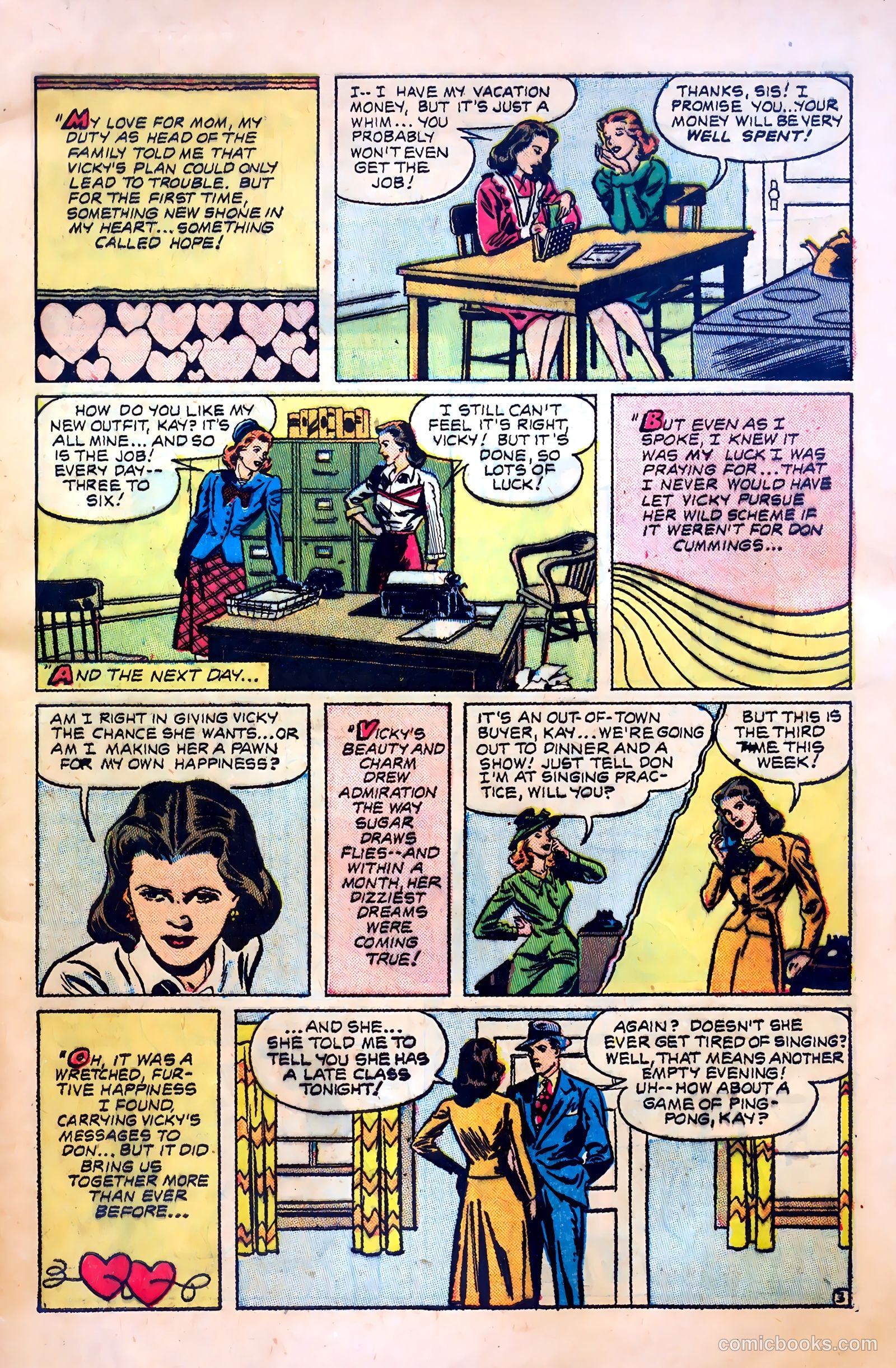 Thrilling Romances #11 (1951) — page 5 of 36