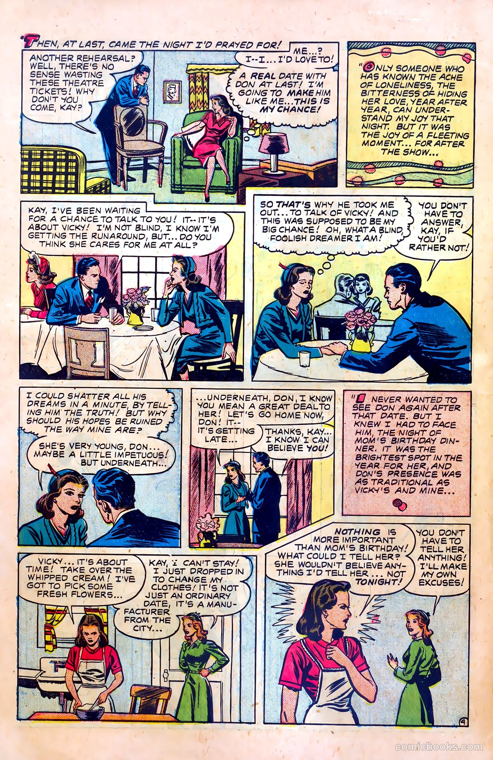 Thrilling Romances #11 (1951) — page 6 of 36