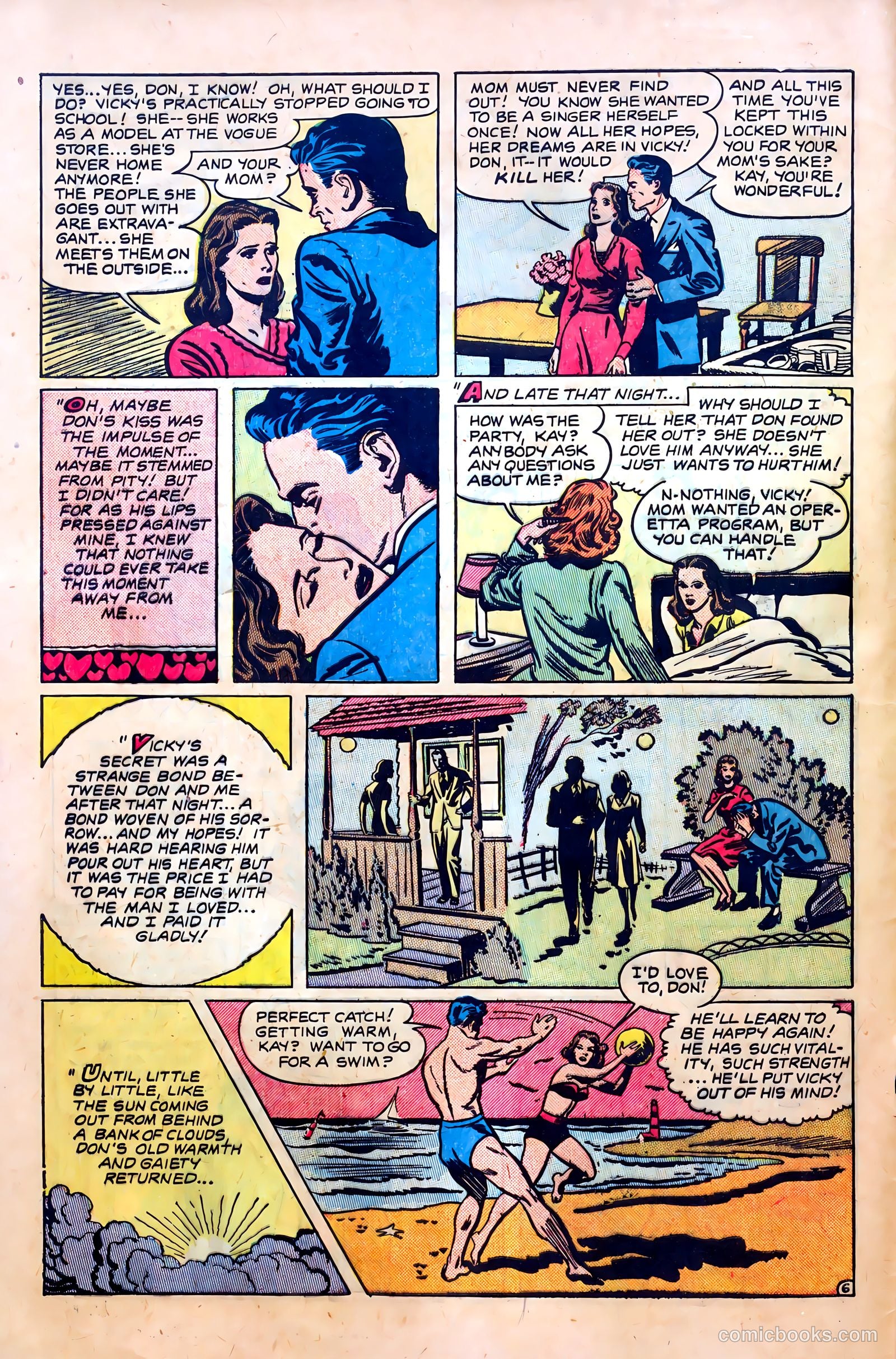 Thrilling Romances #11 (1951) — page 8 of 36