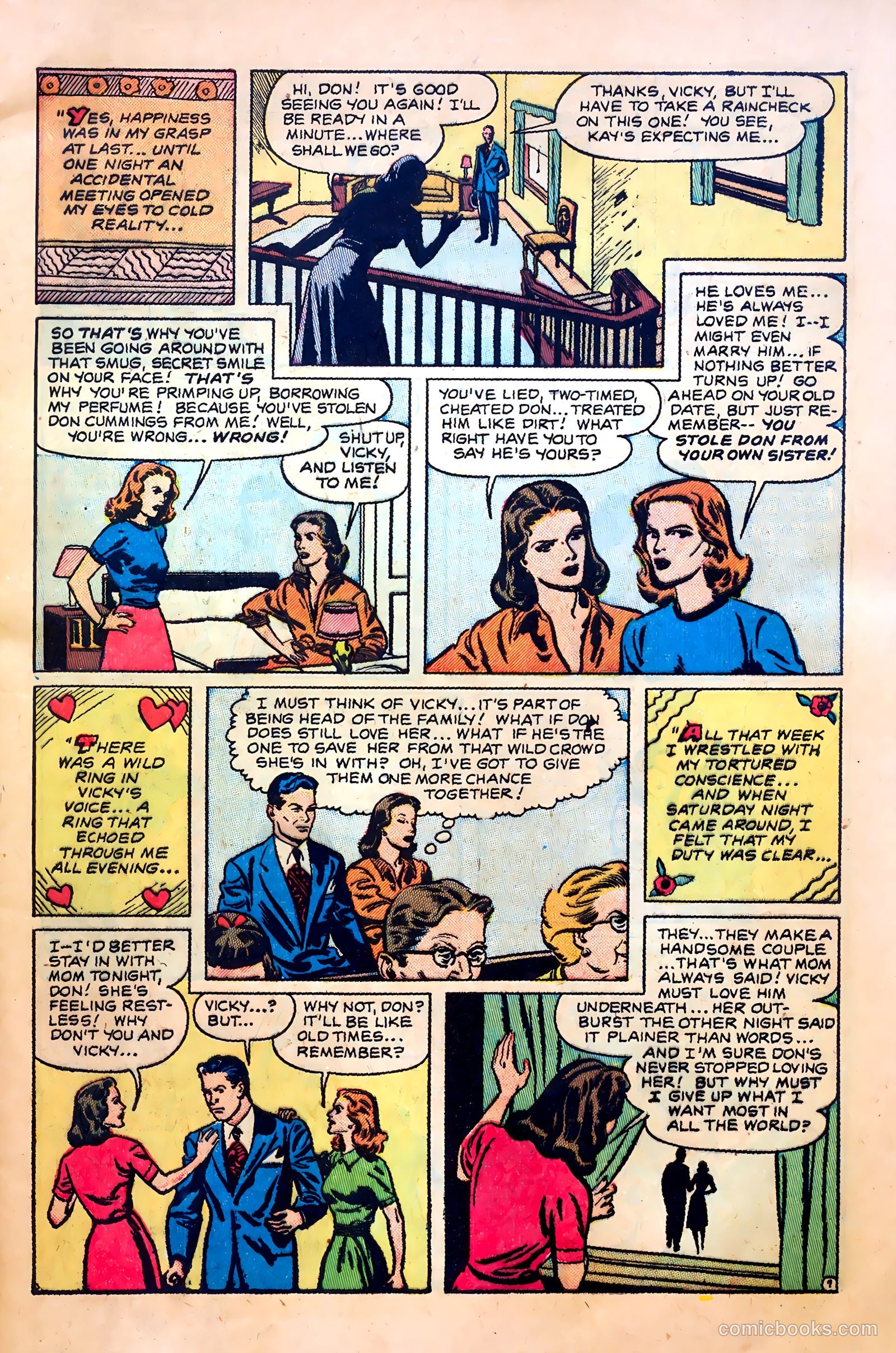 Thrilling Romances #11 (1951) — page 9 of 36