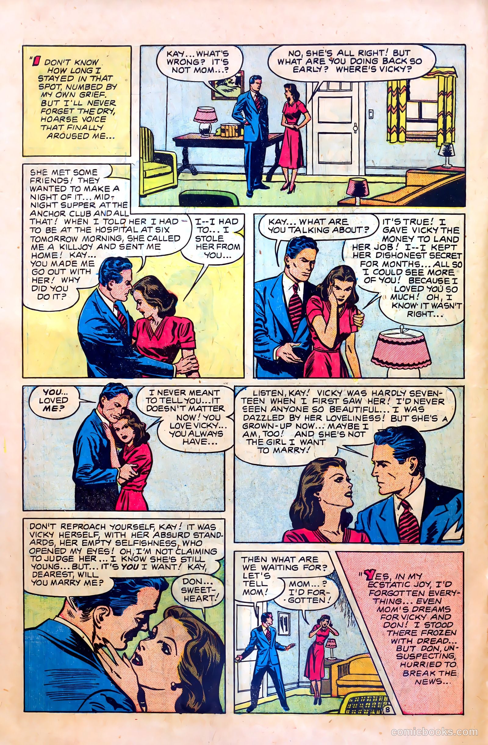 Thrilling Romances #11 (1951) — page 10 of 36