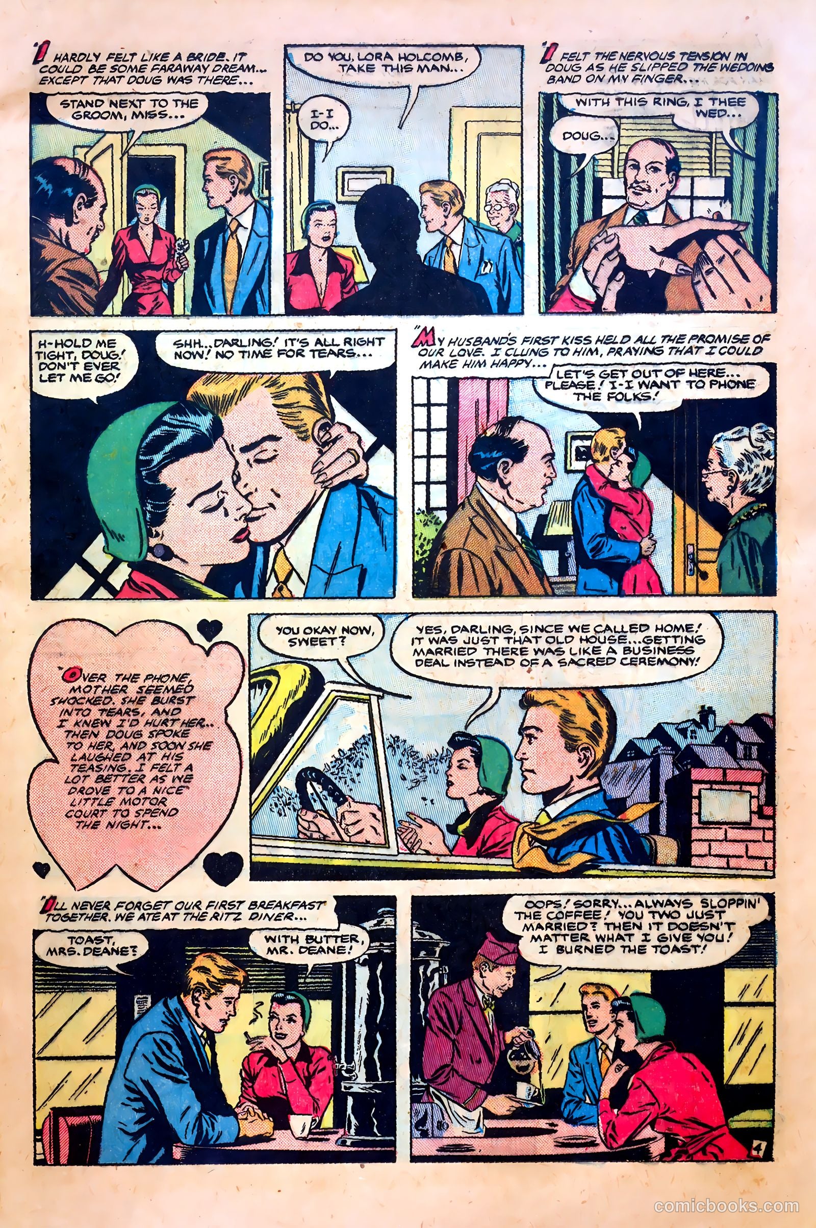 Thrilling Romances #11 (1951) — page 17 of 36