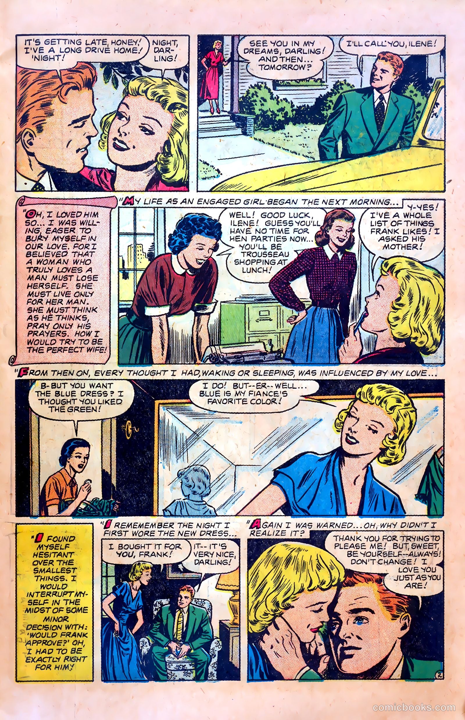 Thrilling Romances #11 (1951) — page 27 of 36
