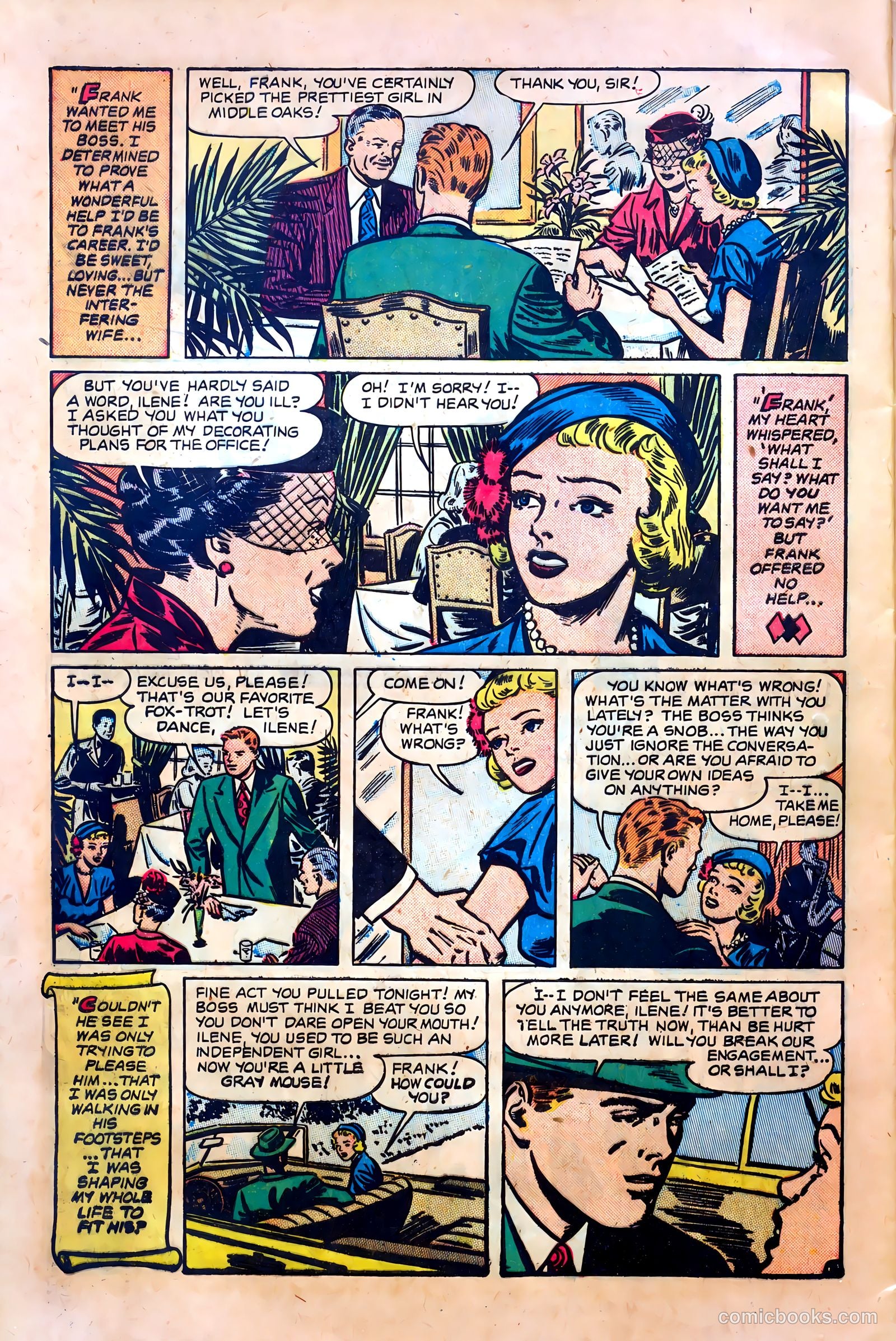 Thrilling Romances #11 (1951) — page 28 of 36