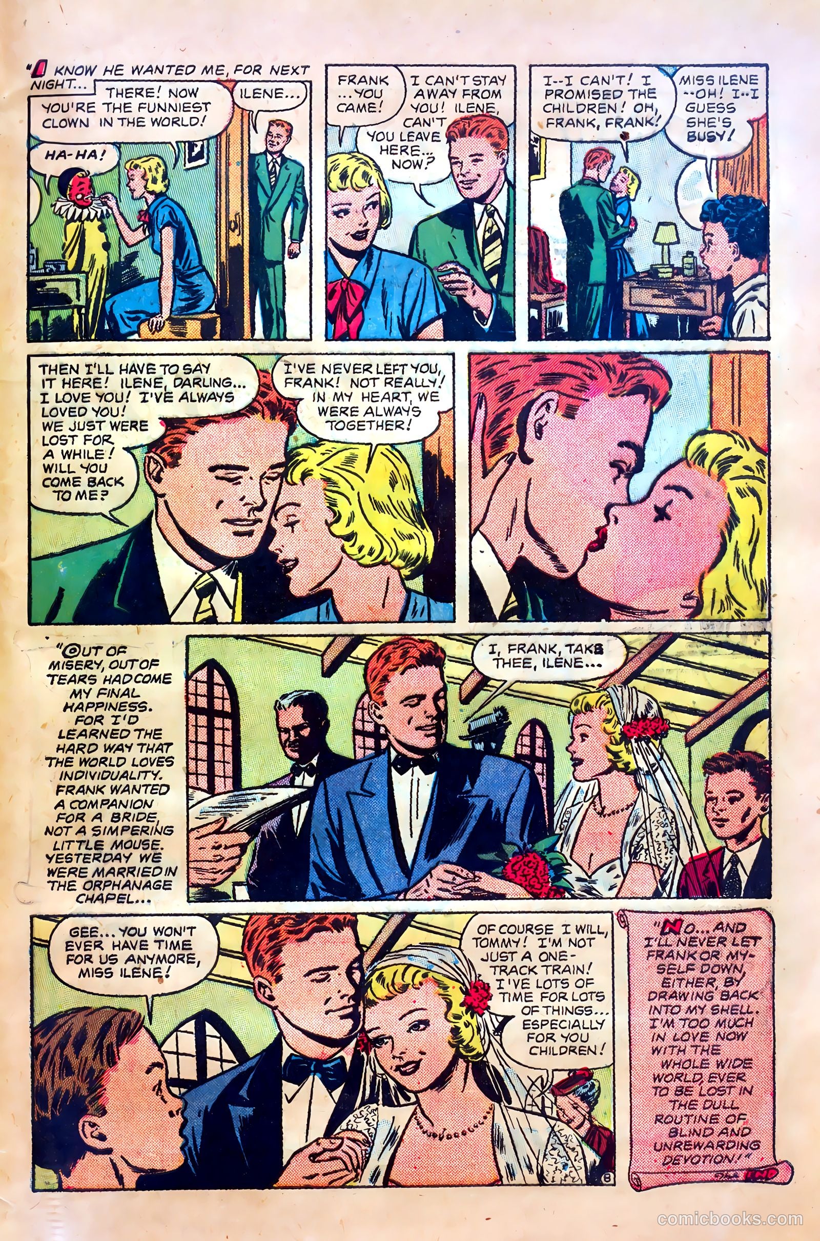 Thrilling Romances #11 (1951) — page 33 of 36