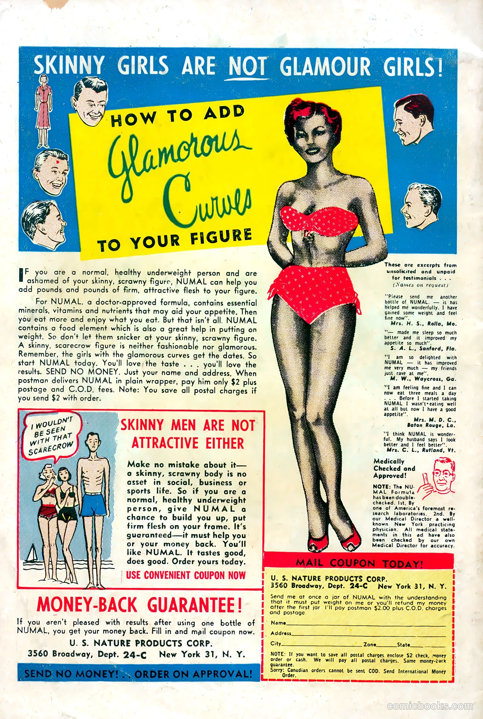 Thrilling Romances #11 (1951) — page 36 of 36
