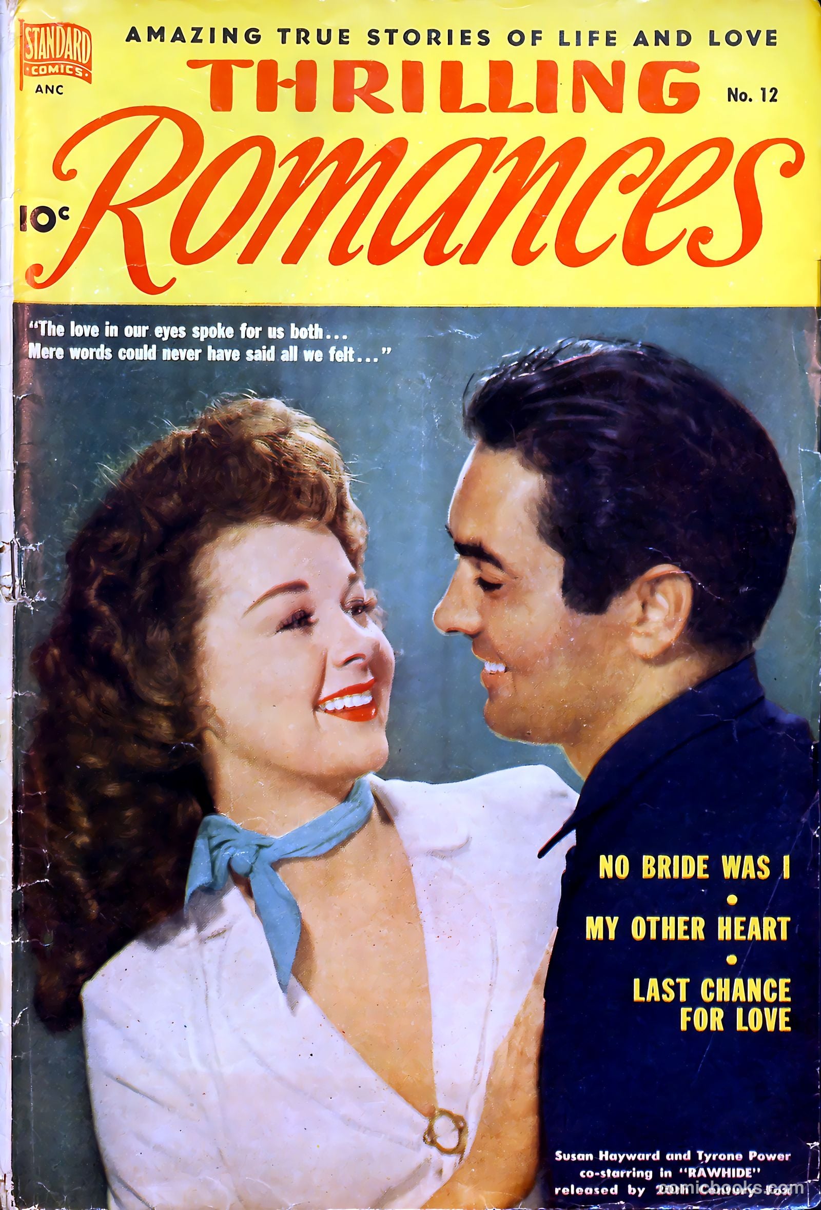 Thrilling Romances #12 cover