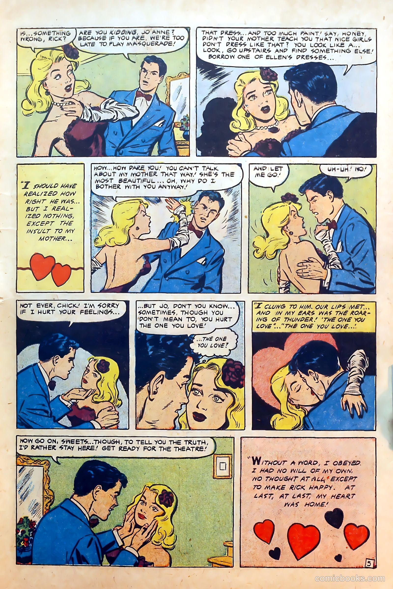 Thrilling Romances #12 (1951) — page 7 of 36