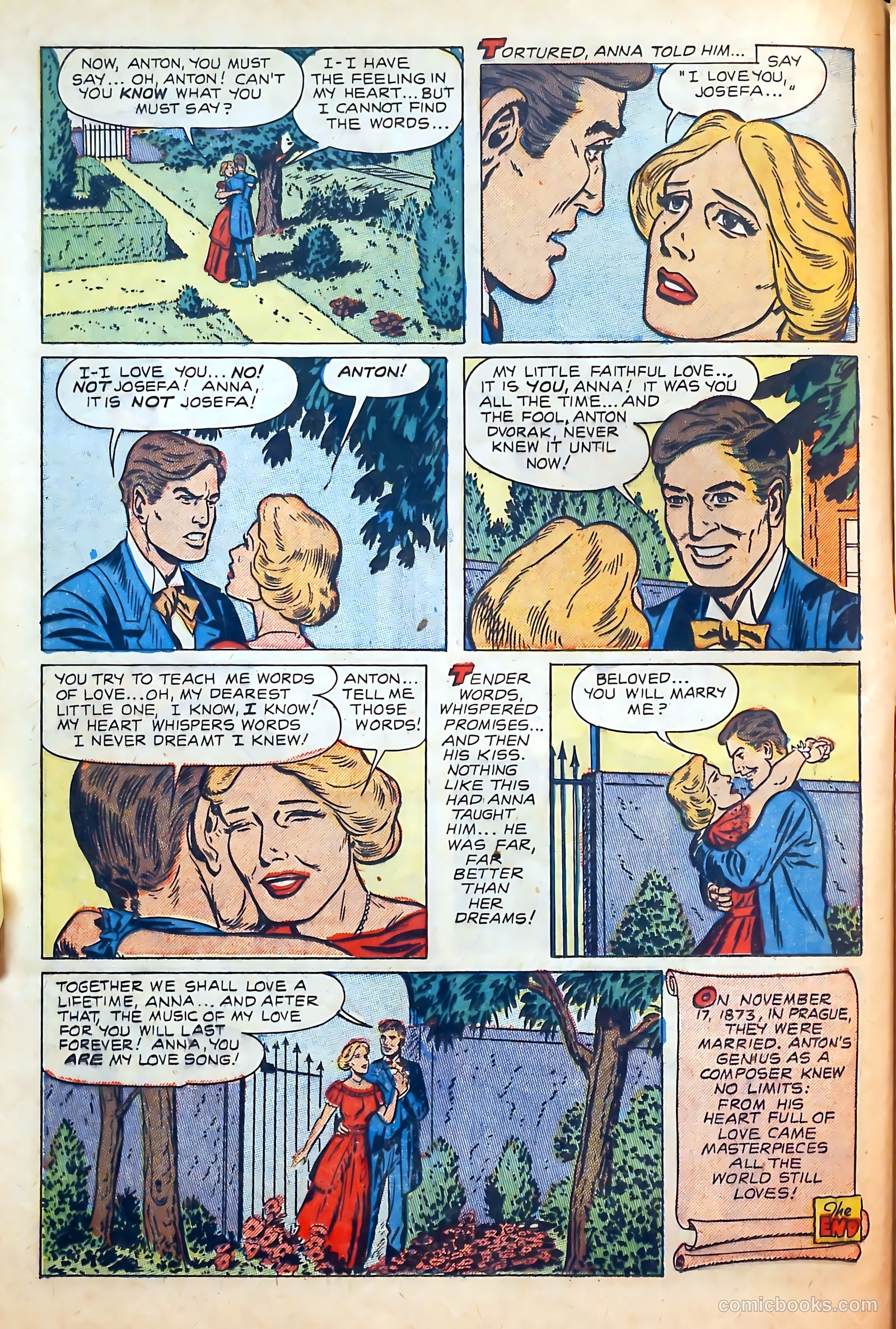 Thrilling Romances #12 (1951) — page 16 of 36